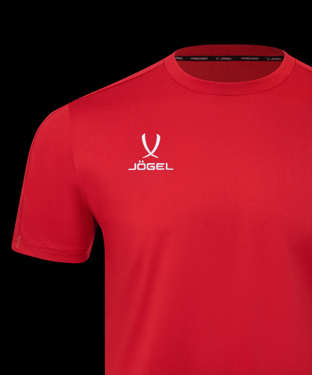 Футболка тренировочная JOGEL PREMIER PerFormDRY TRN CVC Tee, красный  фото 4
