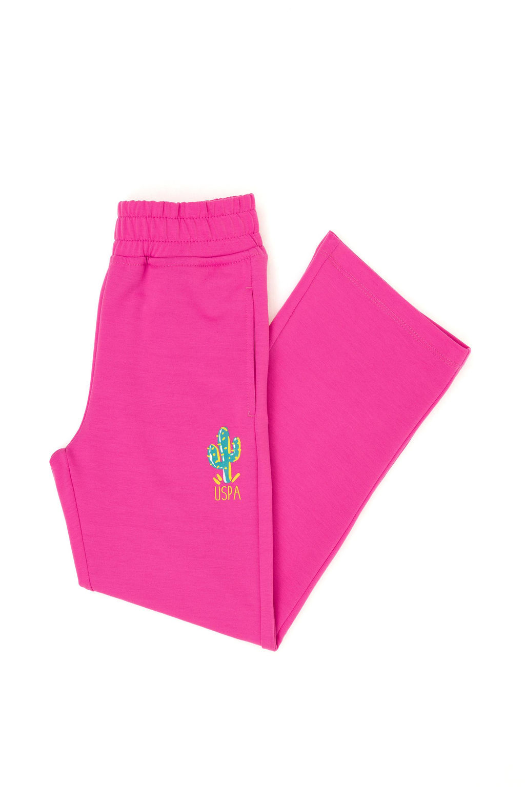 Розовые спортивные штаны для девочек - U.s. polo assn фото 5