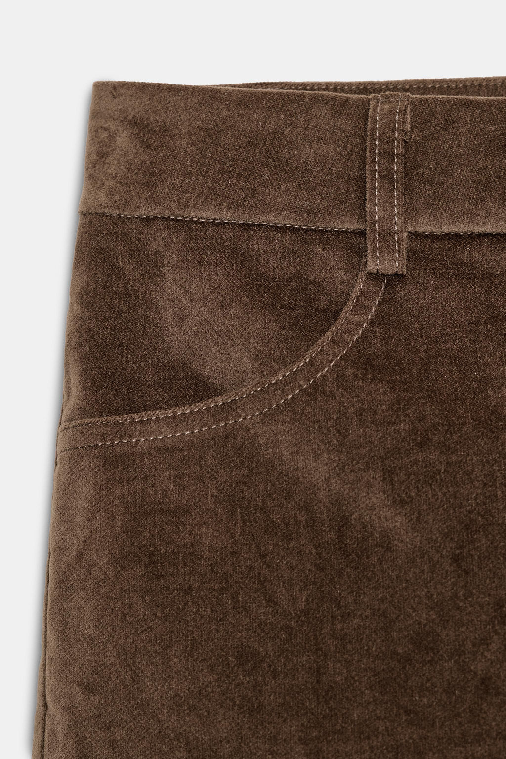 SUEDE EFFECT MINI SHORTS - Zara фото 7