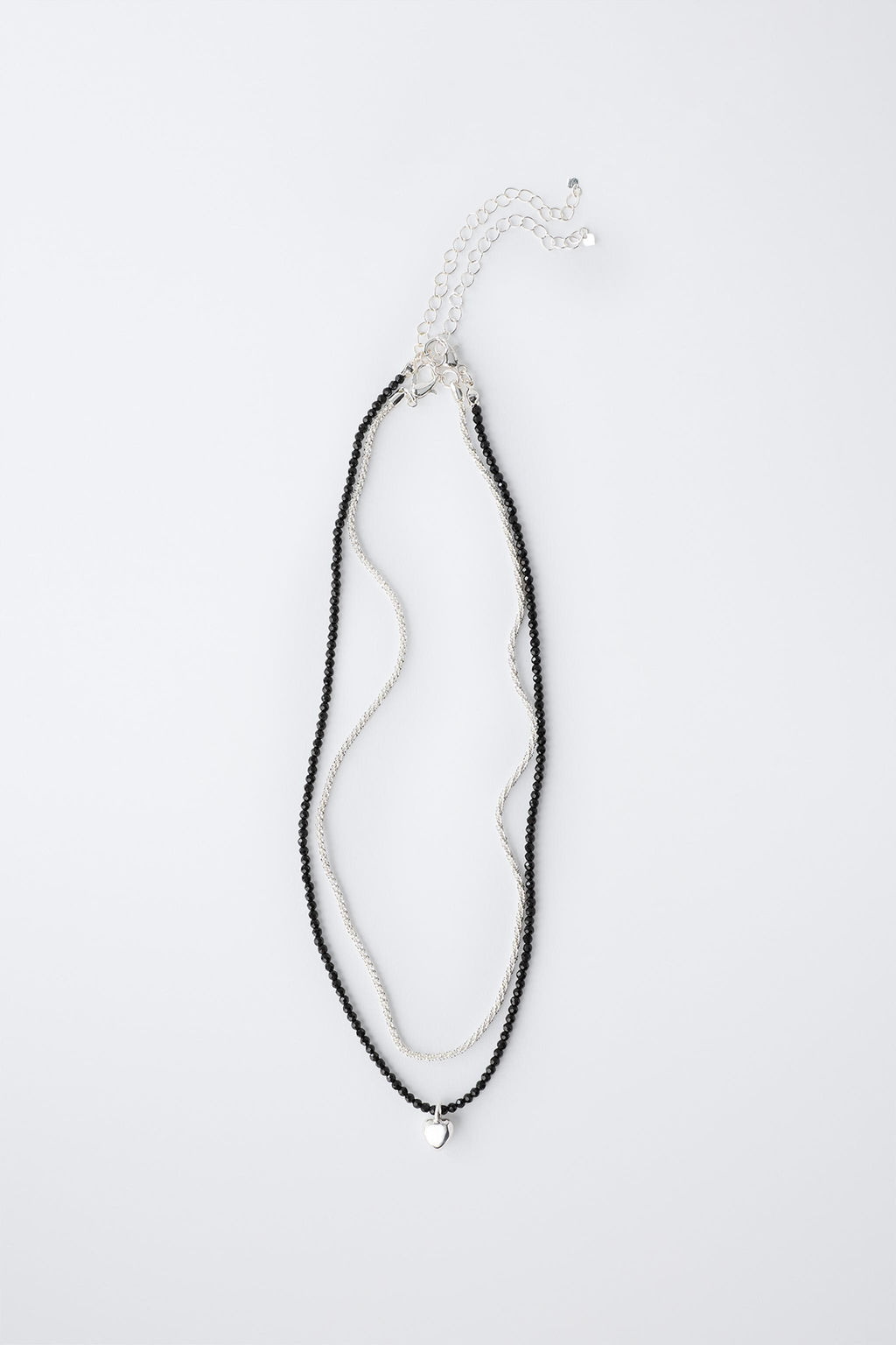 PACK OF TWO HEART NECKLACES - Zara фото 4