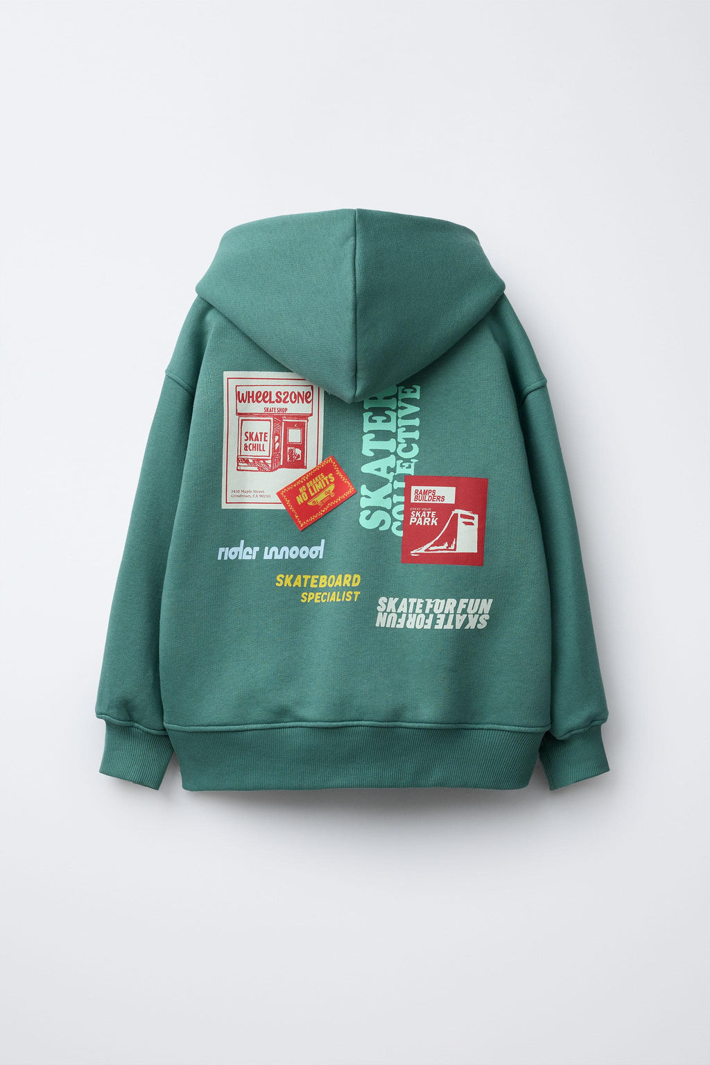 SKATE PATCH HOODIE - Zara фото 2