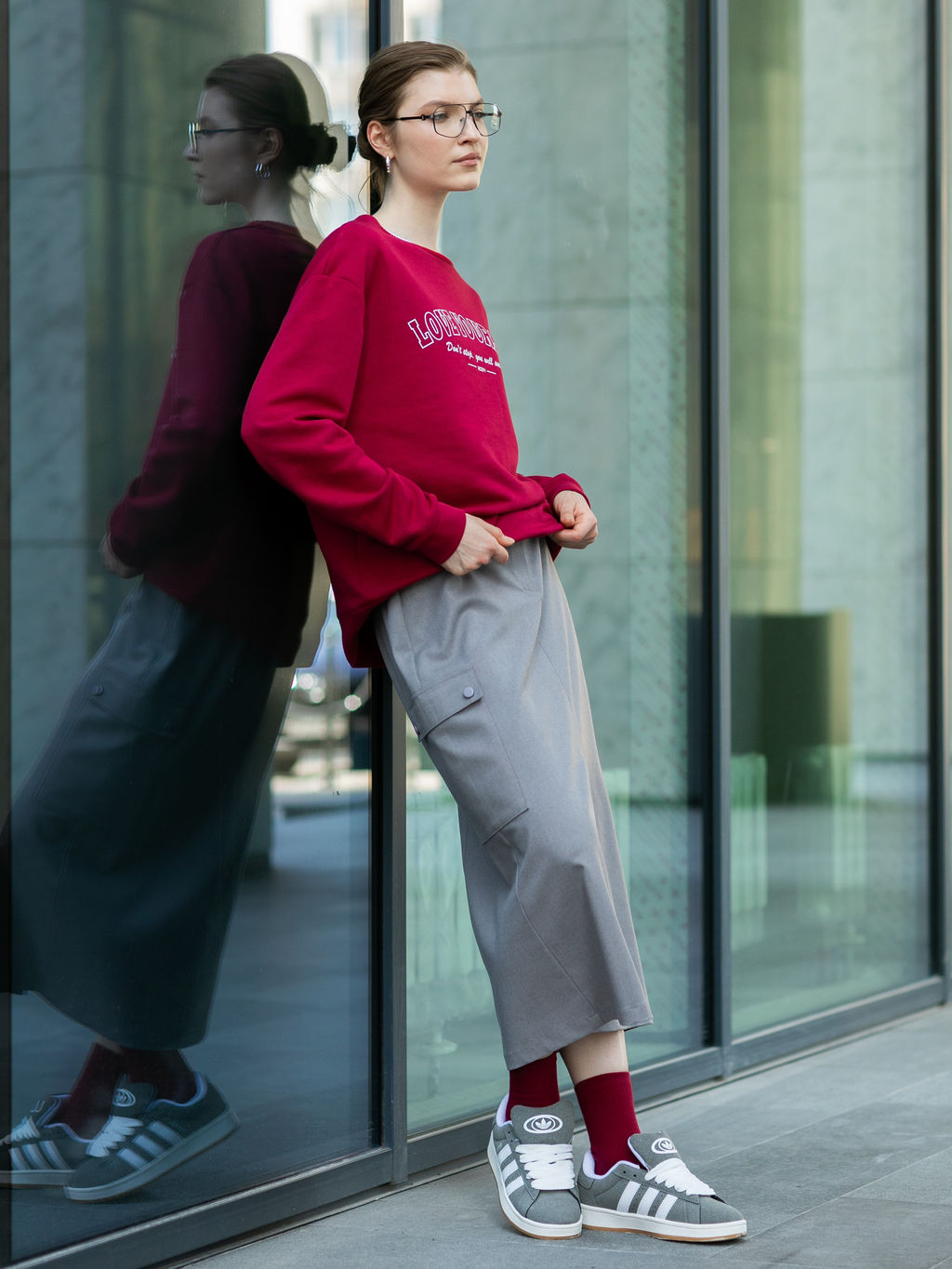 Толстовка с принтом