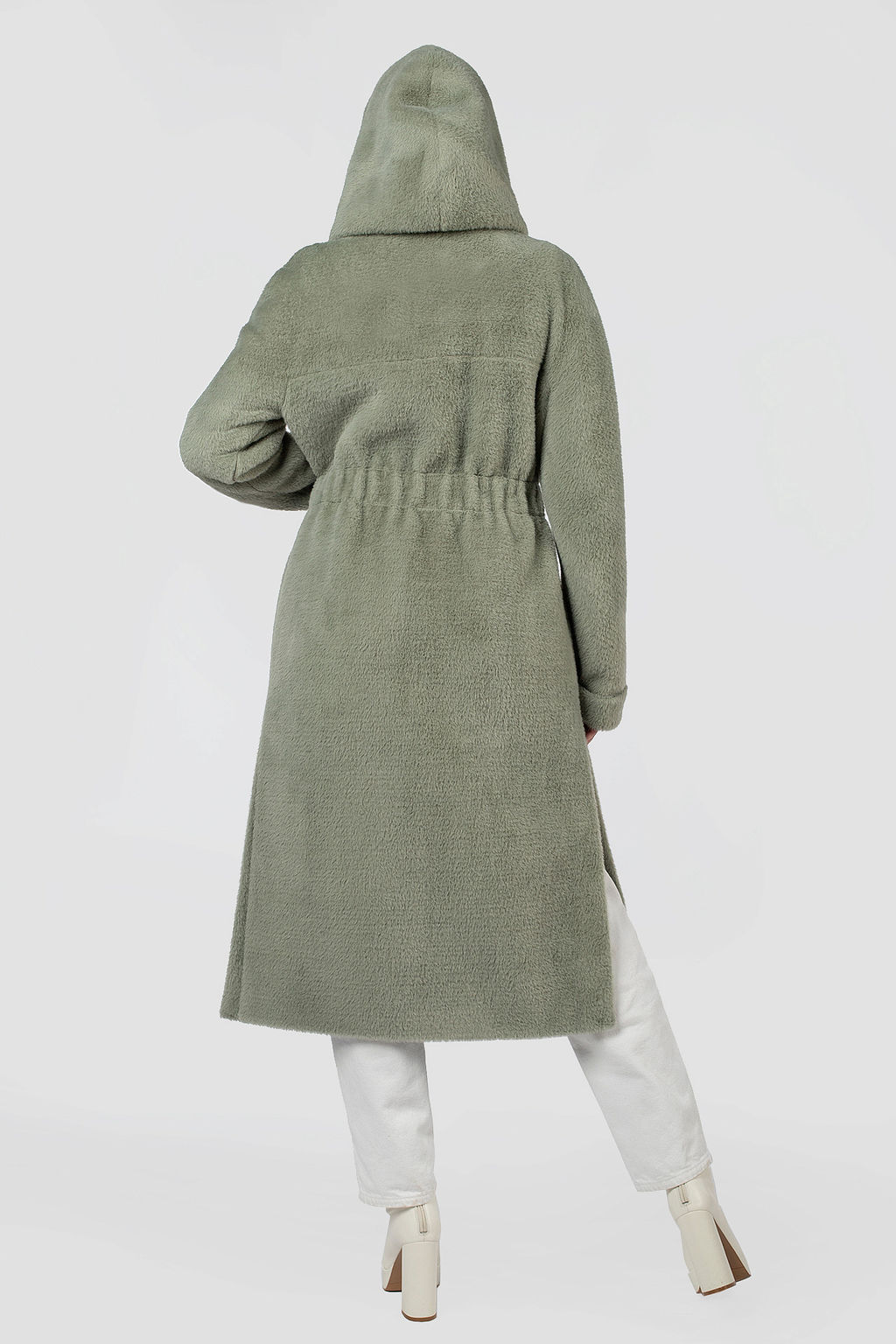 Пальто женское демисезонное (пояс) в составе ШЕРСТЬ - El podio фото 4