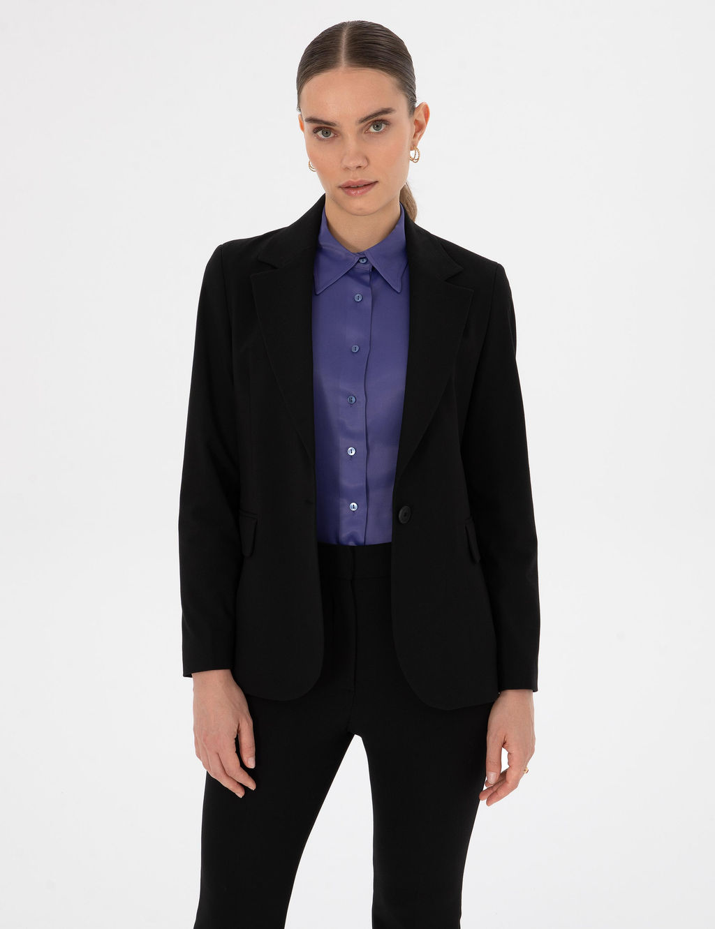 Siyah Slim Fit Ceket
