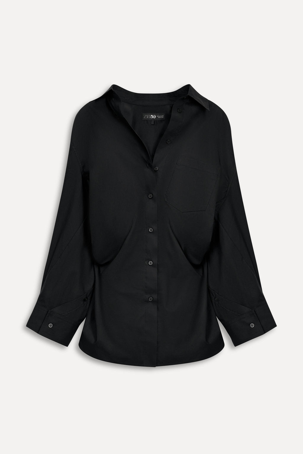POPLIN SHIRT WITH BATWING SLEEVES 50TH ANNIVERSARY - Zara фото 6