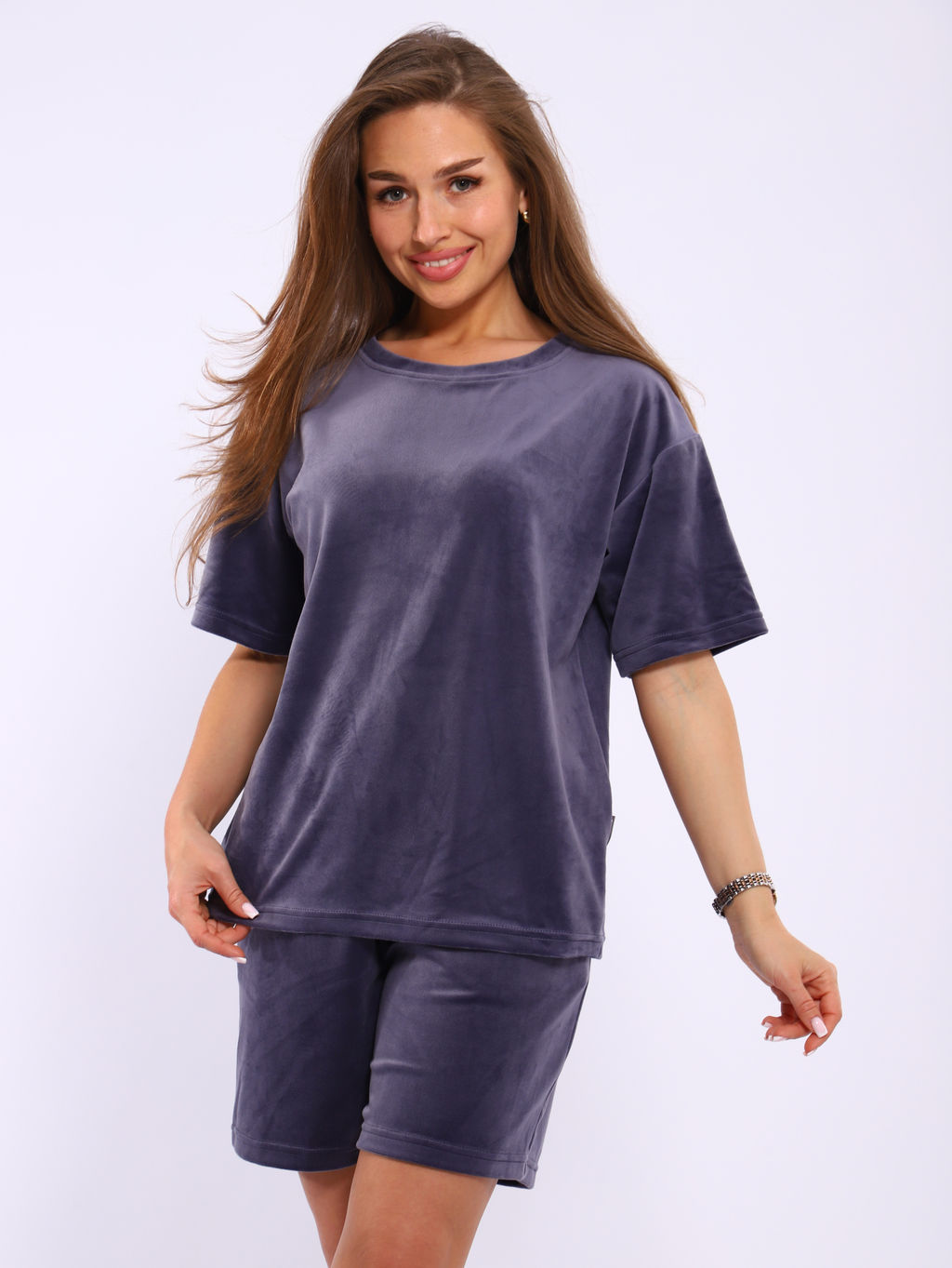 Костюм женский 5-350 из велюра - Новое кимоно фото 33