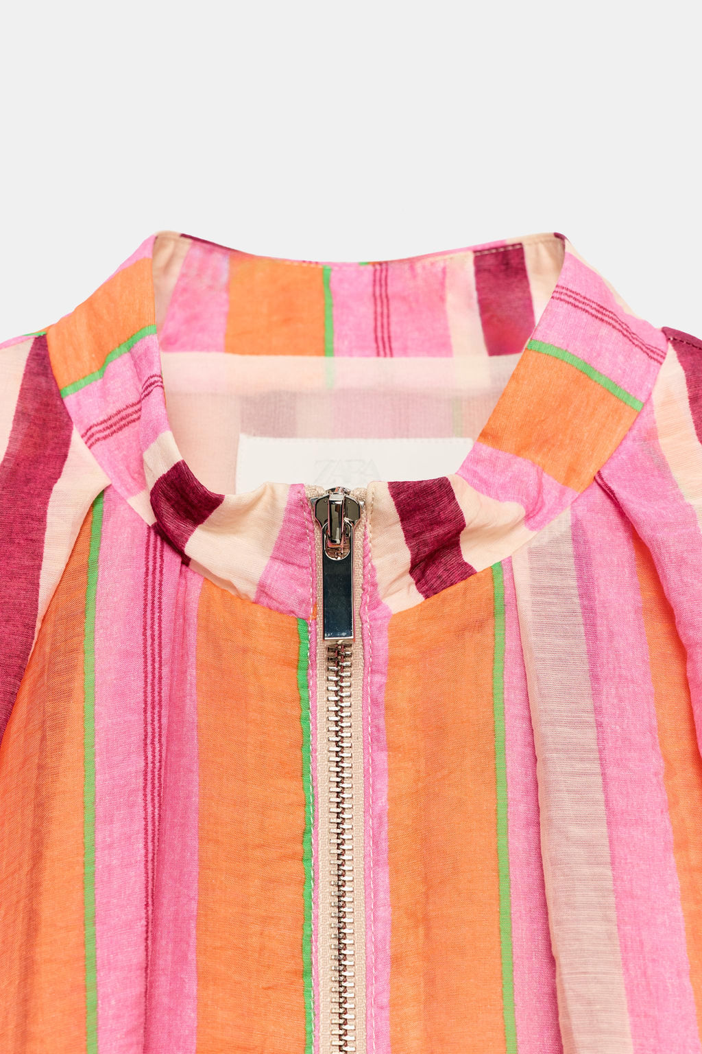 CHAQUETA BOMBER RAYAS / Multicolor - Zara фото 8