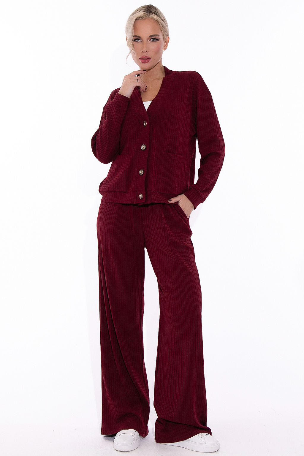 Костюм Модная осень (бордовый)