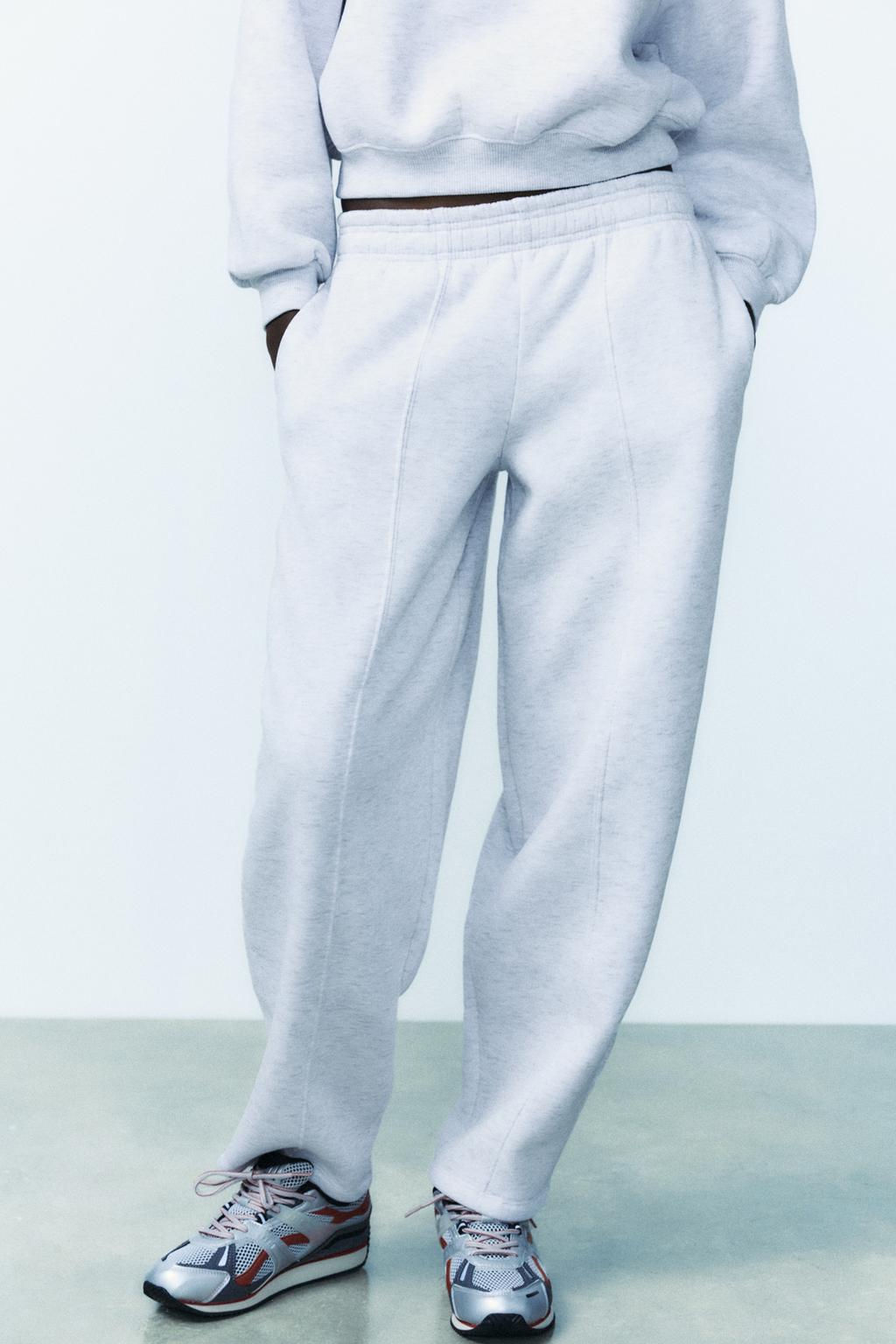 CARROT FIT PLUSH TROUSERS - Zara фото 5