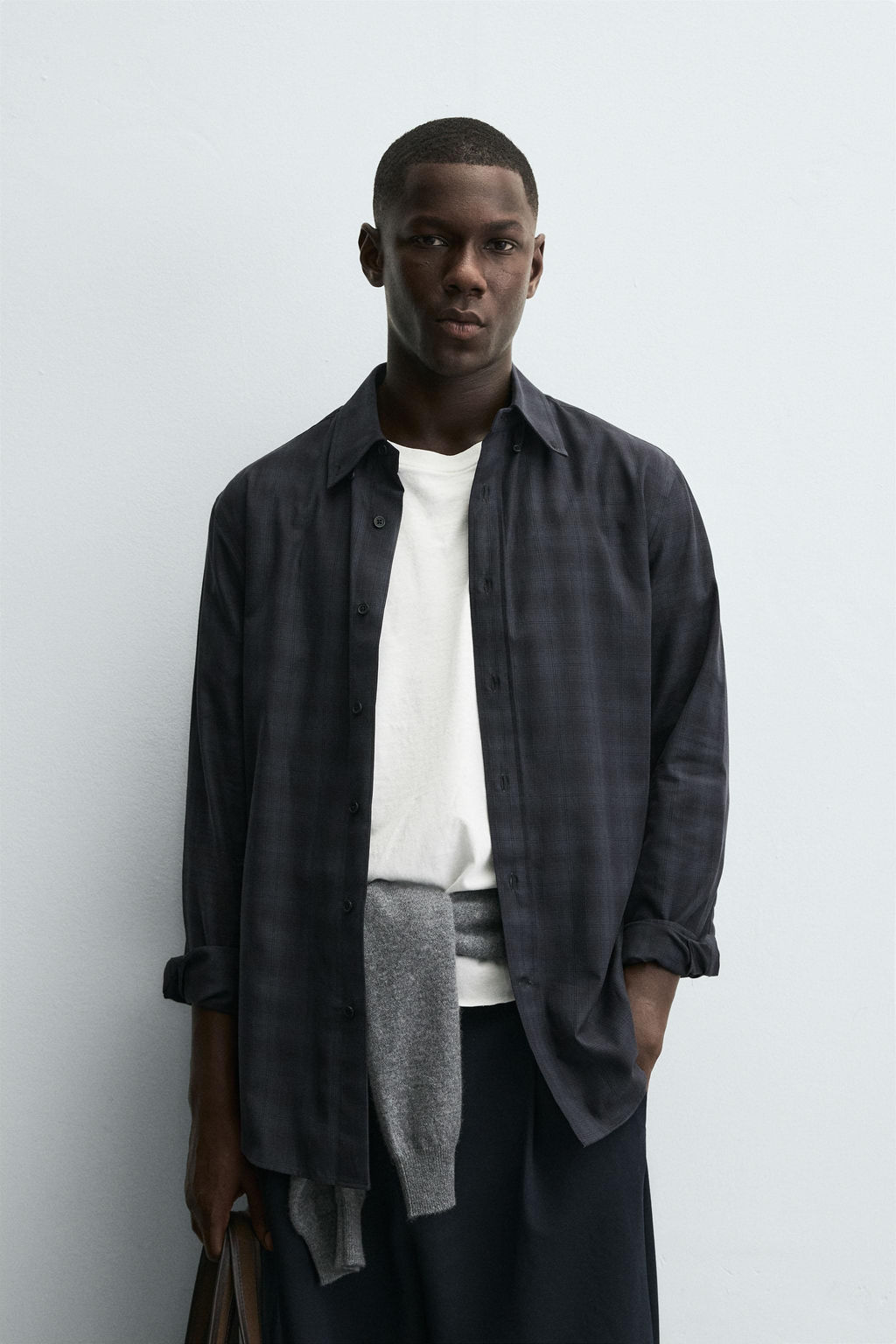 REGULAR FIT CHECK SHIRT - Zara фото 2