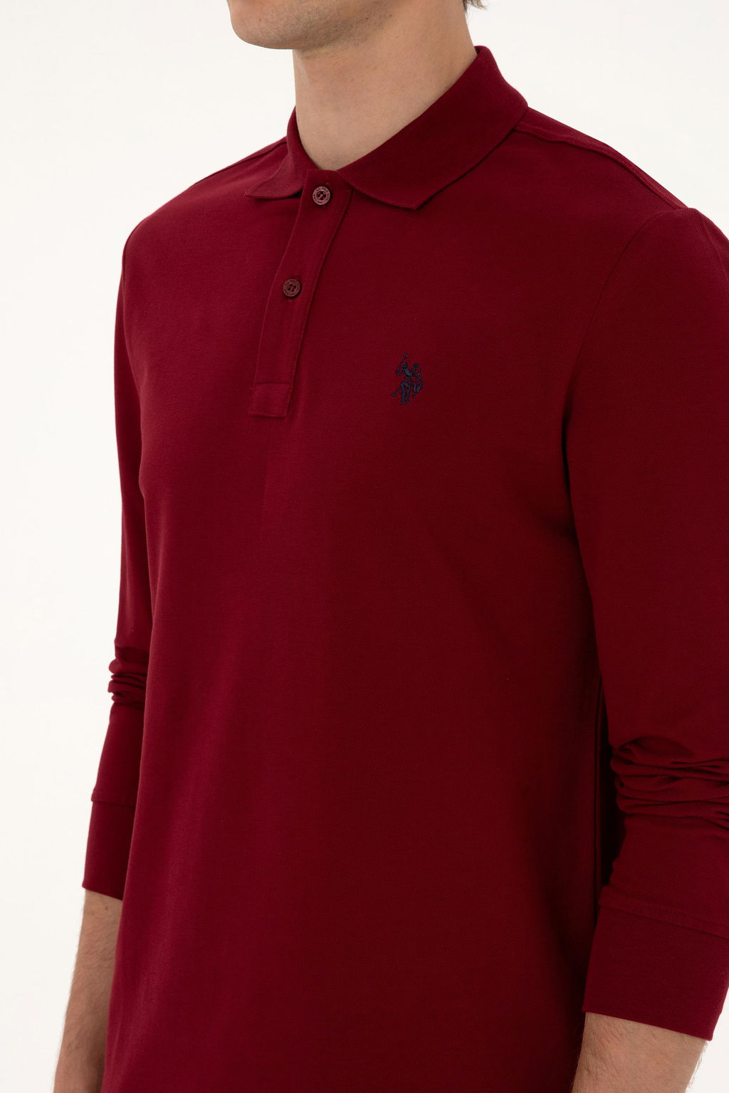 Erkek Bordo Basic Sweatshirt Sepette S_rpriz _ndirim - U.s. polo assn фото 7