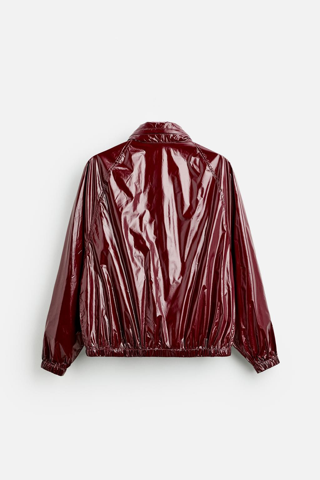 TECHNICAL JACKET WITH A SHINY FINISH - Zara фото 7