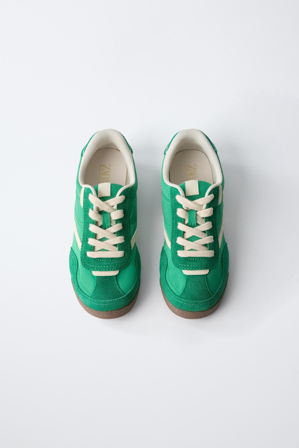 ZAPATILLA DEPORTIVA CONTRASTE / Verde - Zara фото 6