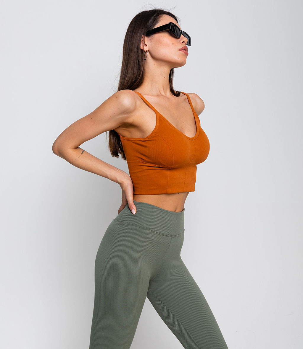 Топ #КТН838, терракотовый