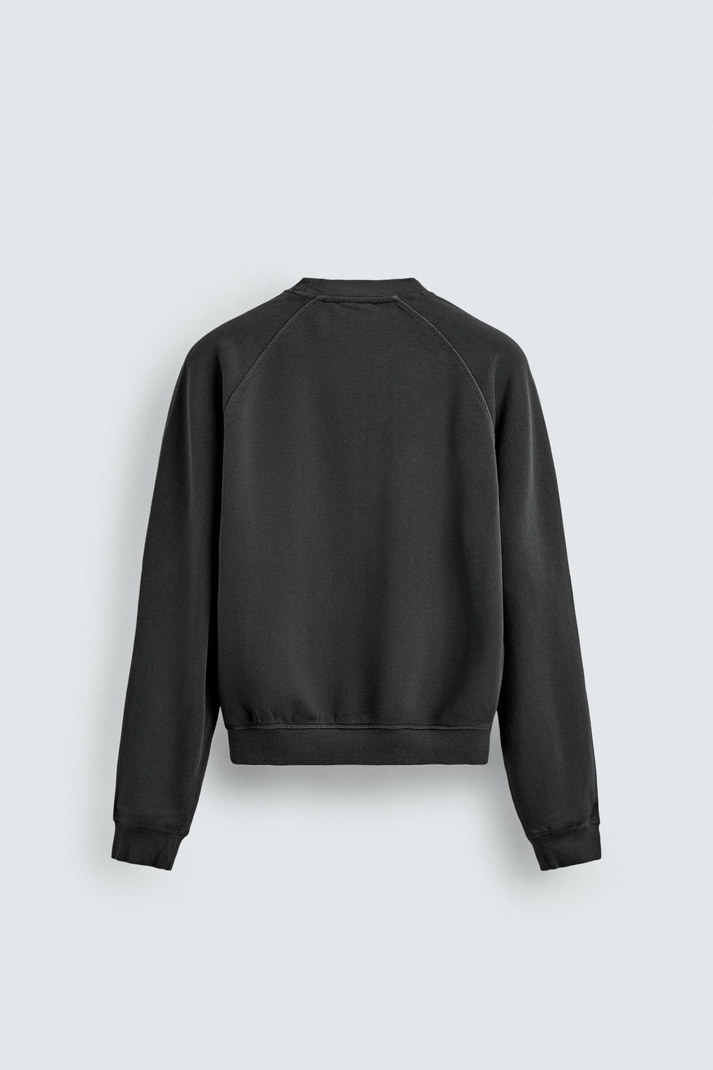 SUDADERA LAVADA CREWNECK AARON LEVINE X ZARA / Marino  фото 8