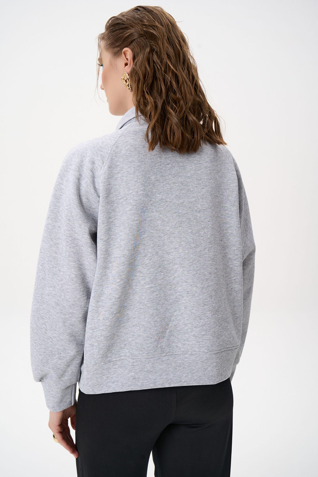 Свитшот Деми (темно-серый) - Эльза фото 17