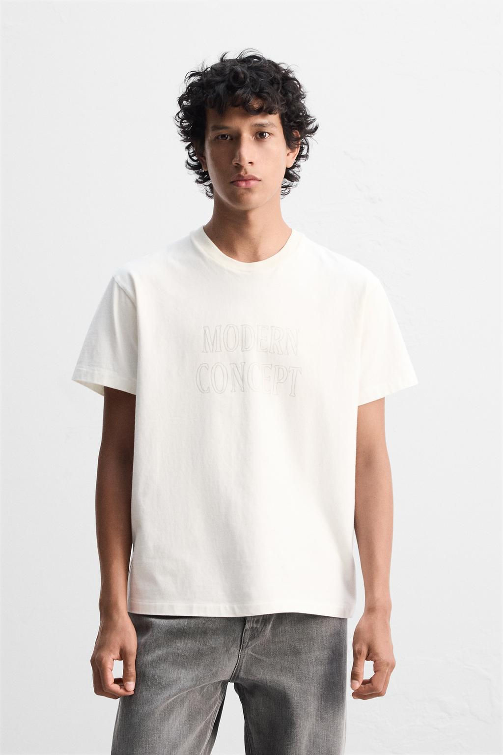 FADED PRINTED T-SHIRT - Zara фото 10