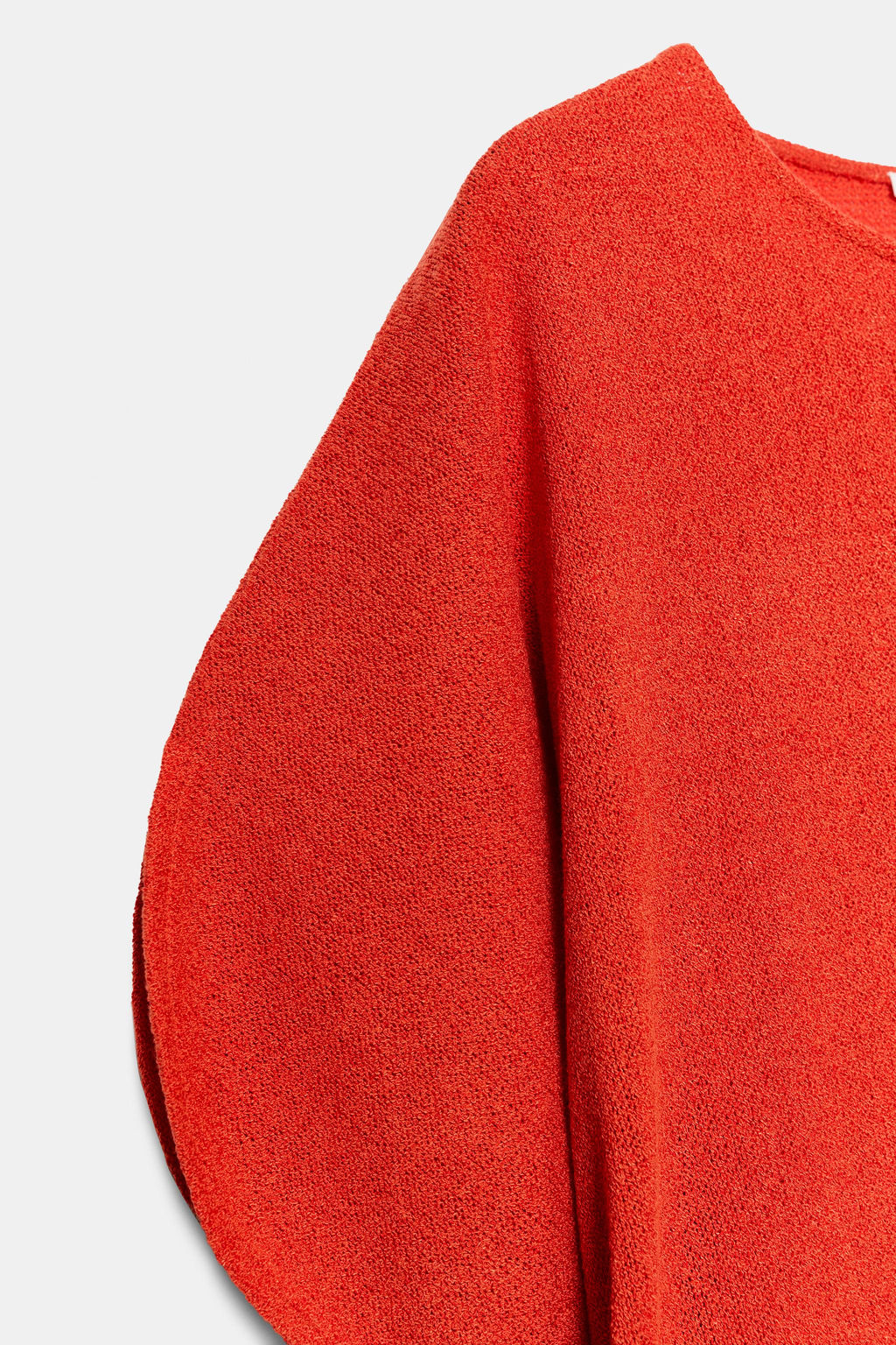 TOP R?STICO MANGA CAPA / Rojo - Zara фото 8