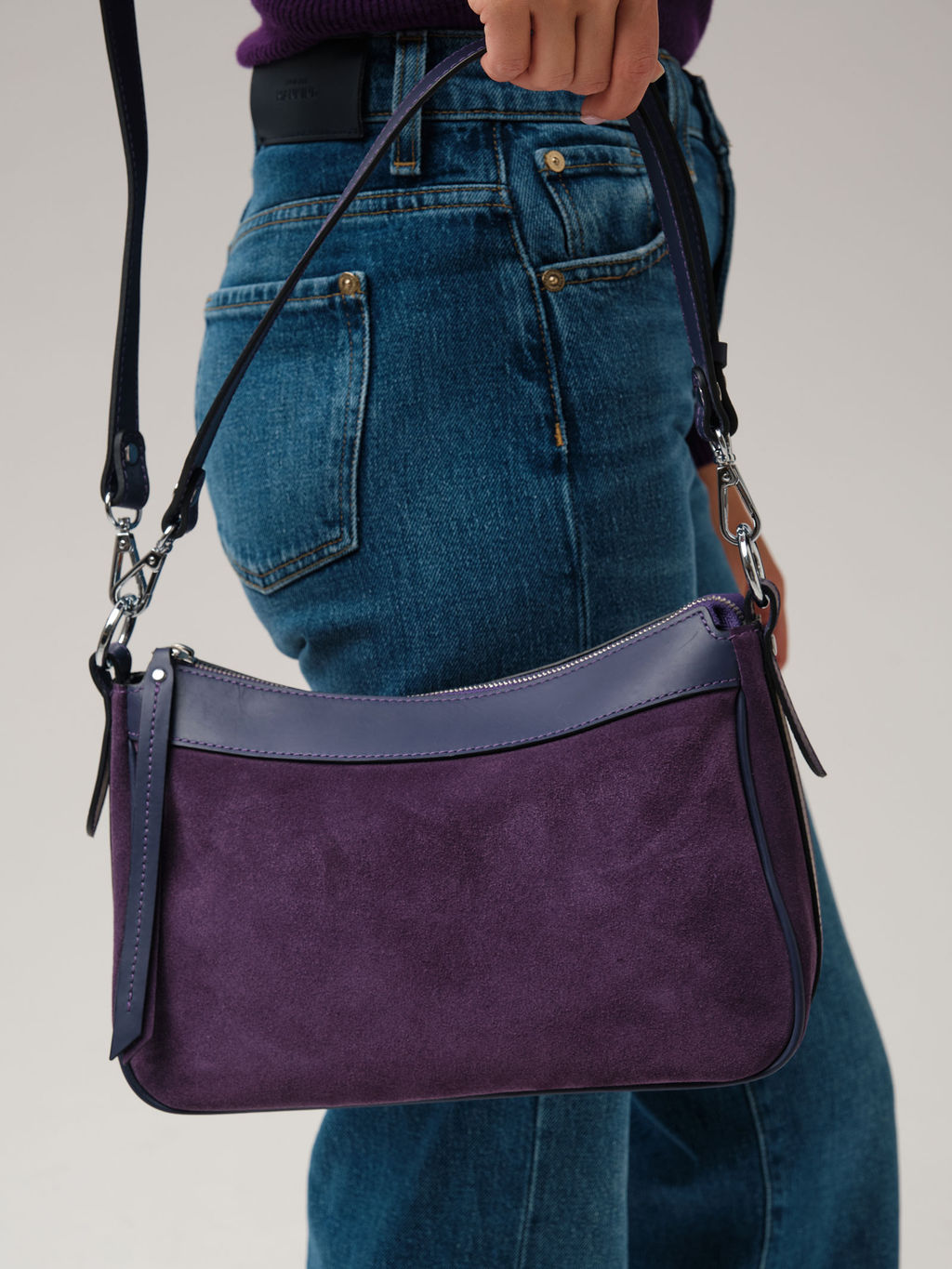 Сумка Azaro 30609 фиолетовый цветок