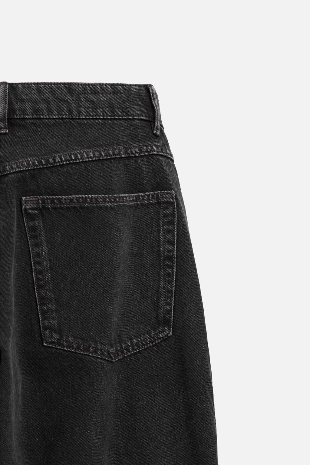 FLARE FIT JEANS WITH ZIPS - Zara фото 9