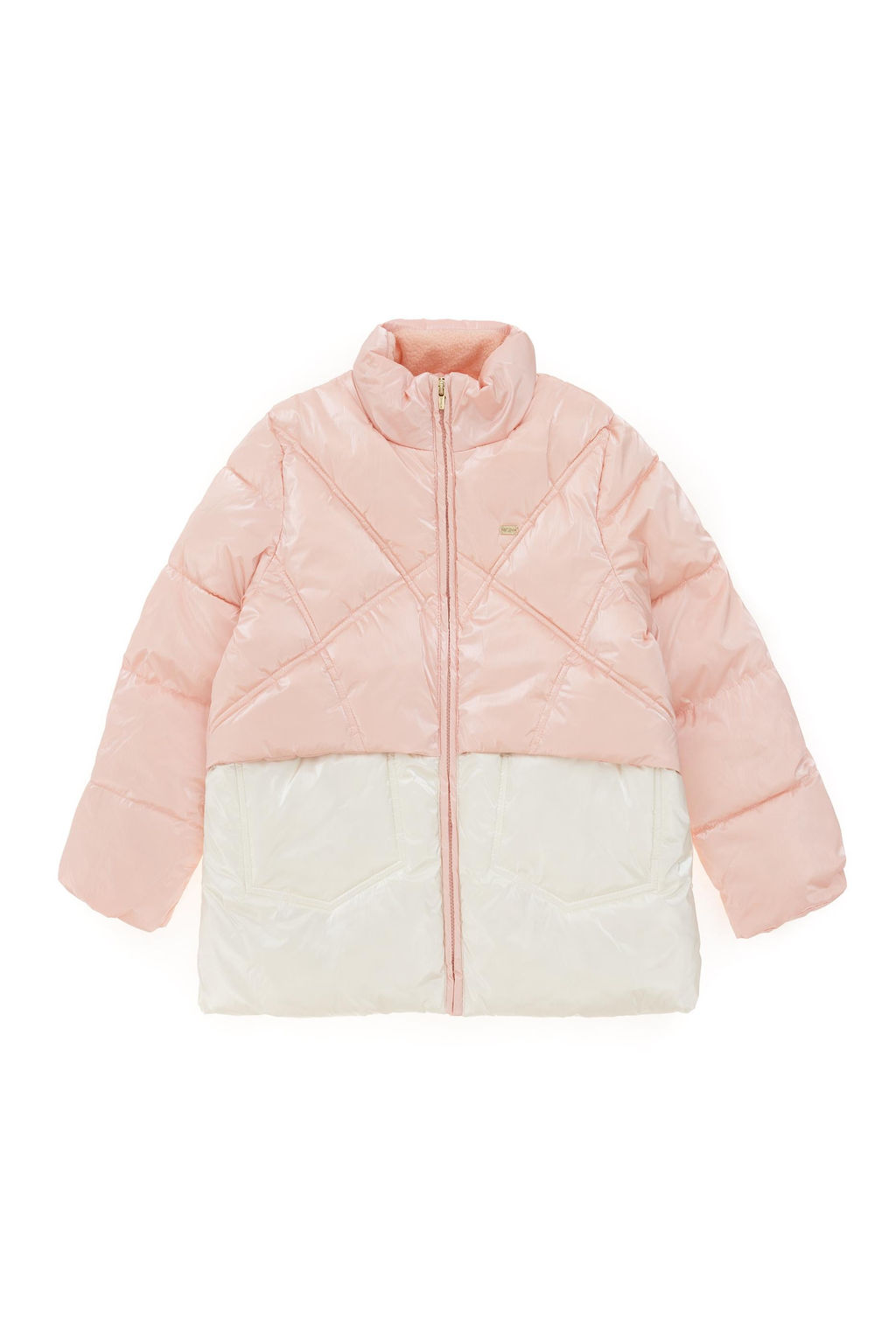 Пальто лососевого цвета для девочки Неожиданная скидка в корзине