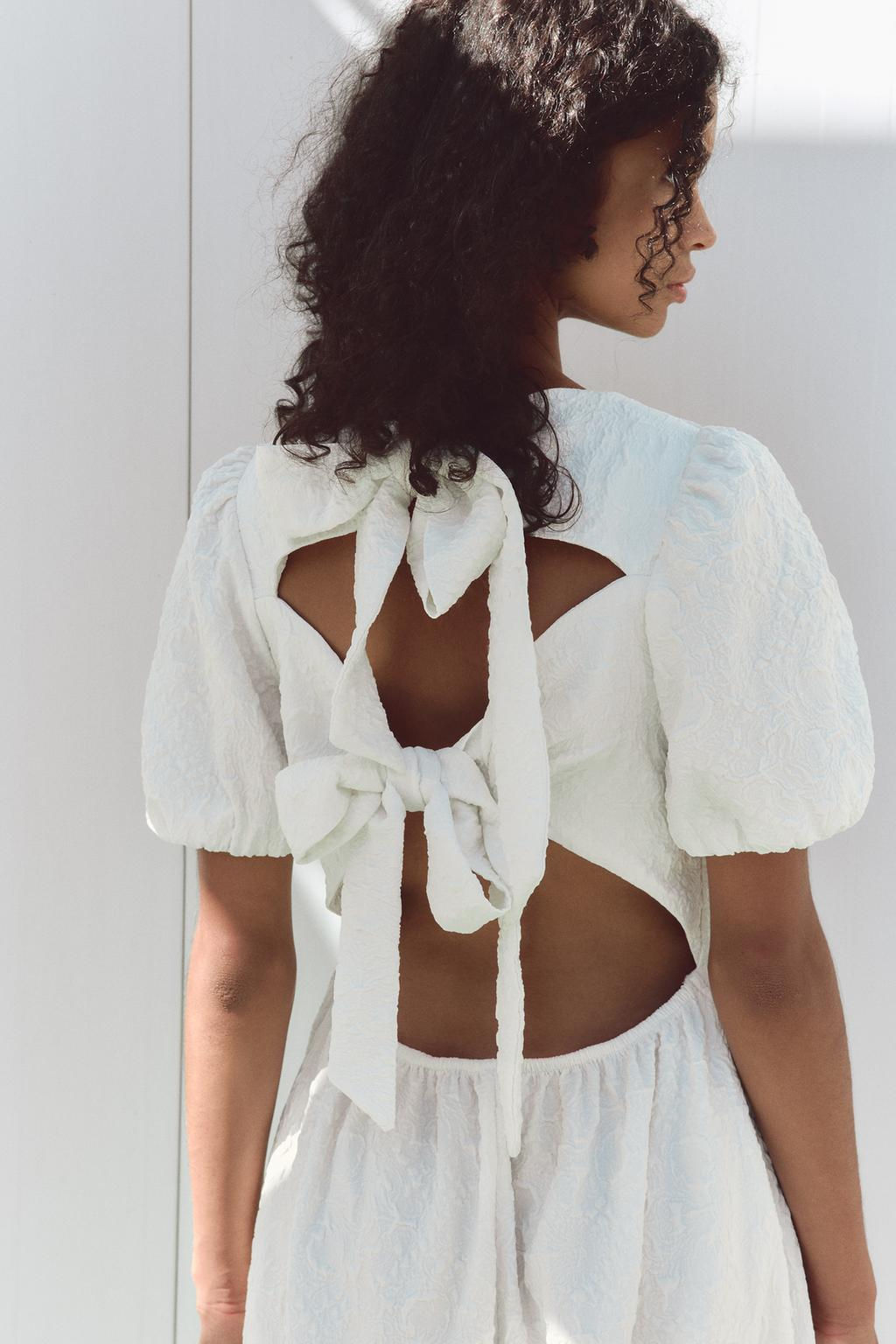 JACQUARD MIDI DRESS - Zara фото 5