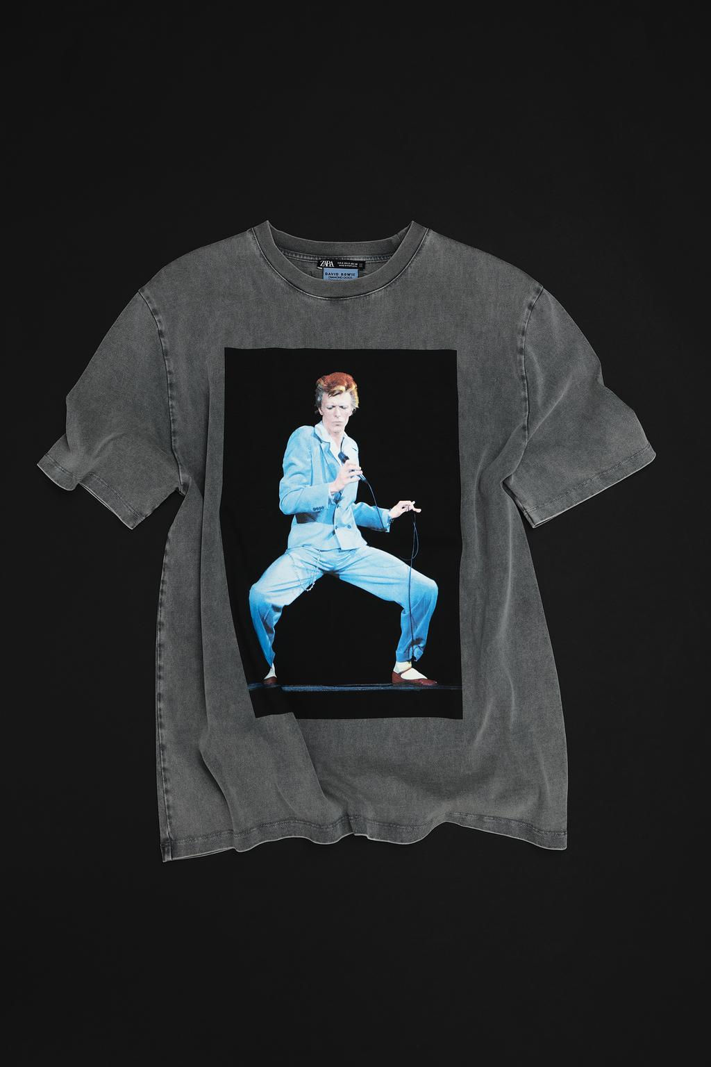 VINTAGE DAVID BOWIE T-SHIRT - Zara фото 6