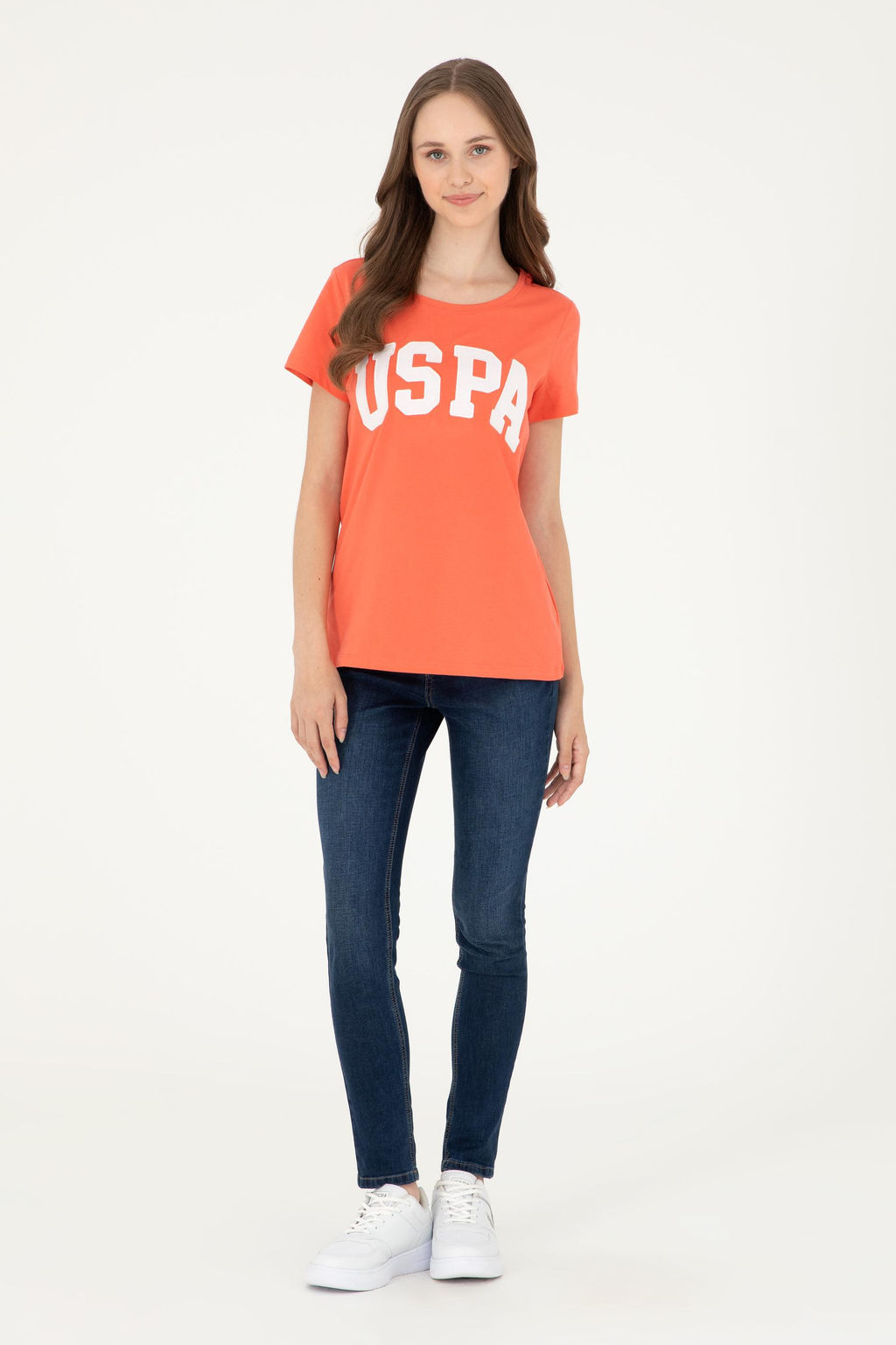 Женская базовая футболка с цветком граната Неожиданная скидка в корзине - U.s. polo assn фото 4