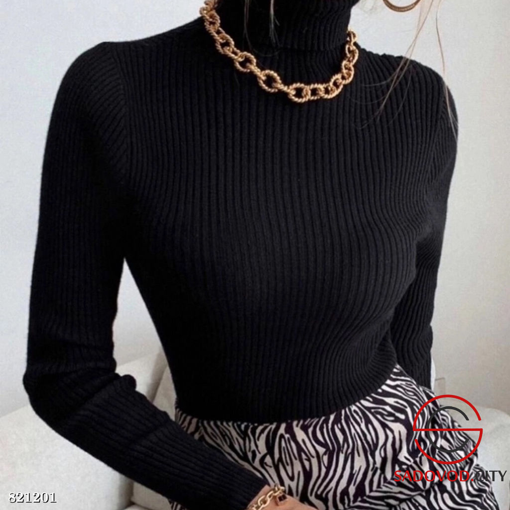 Водолазка женская однотонная