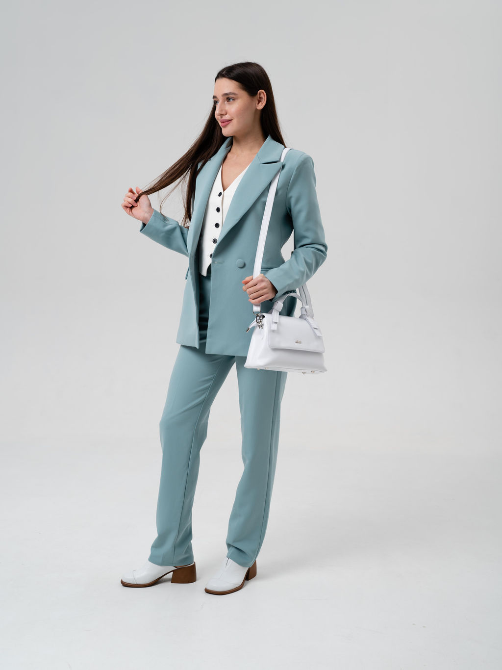 Сабо 5132.23663br.Белый+коричневый