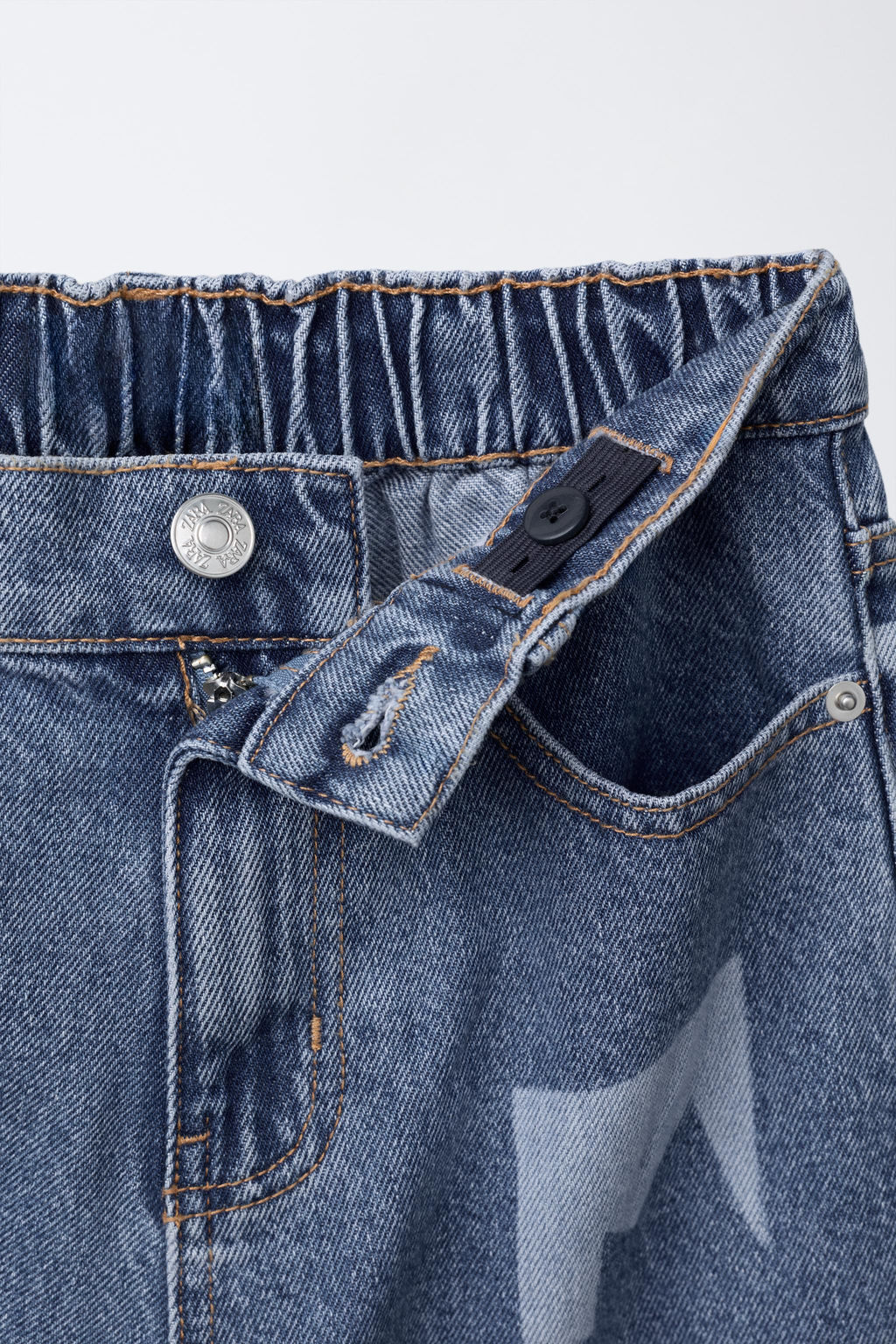 PRINTED SKATER JEANS - Zara фото 3
