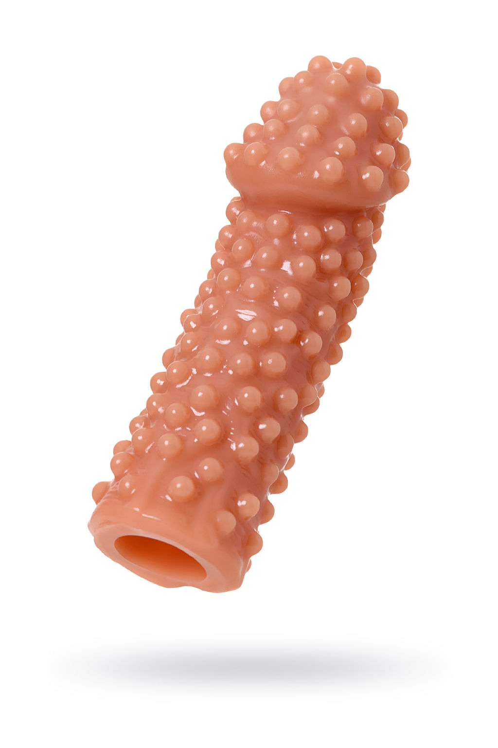 Насадка реалистичная KOKOS EXTREME SLEEVE 10-S с дополнительной стимуляцией, TPE, телесная, 14.7 см