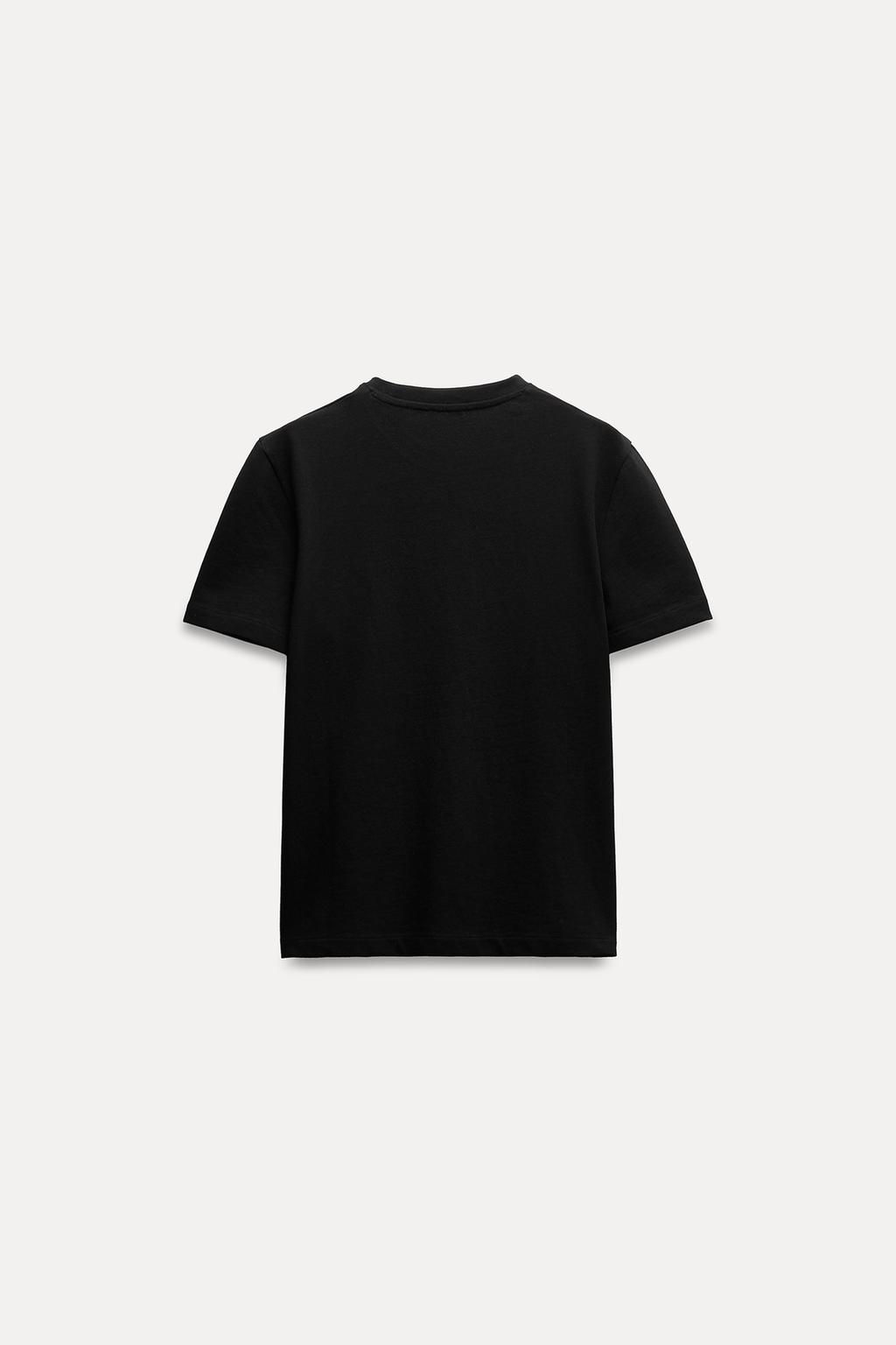 HEAVY COTTON T-SHIRT - Zara фото 40