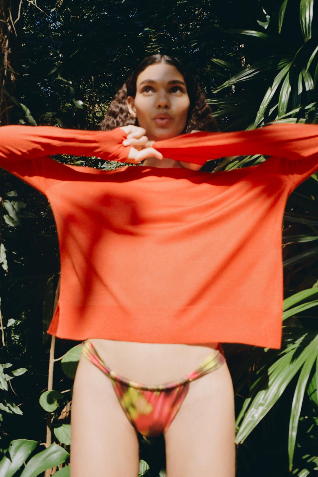 PLAIN FINE KNIT SWEATER - Zara фото 17