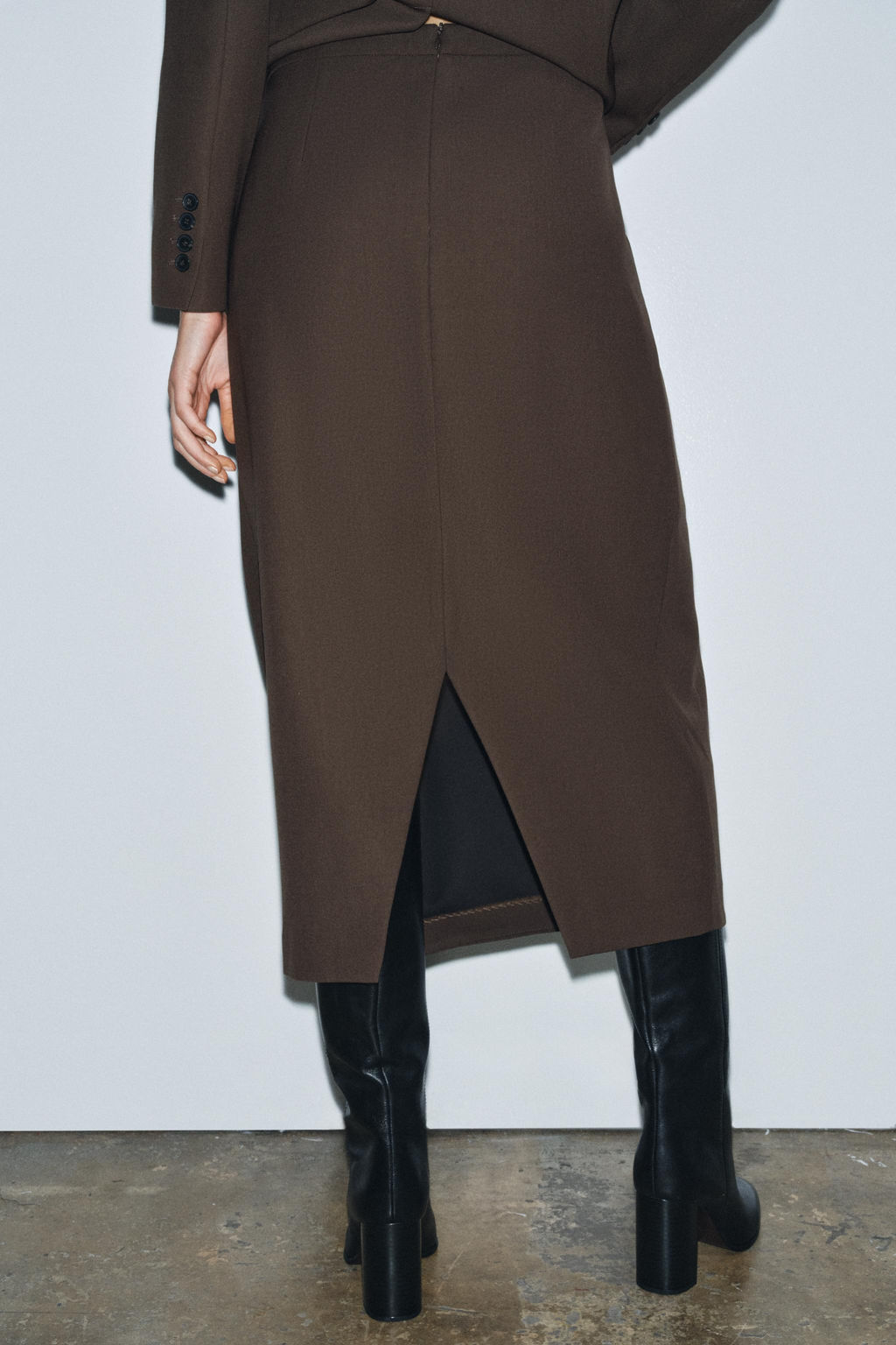 PLEATED WOOL SKIRT ZW COLLECTION - Zara фото 3