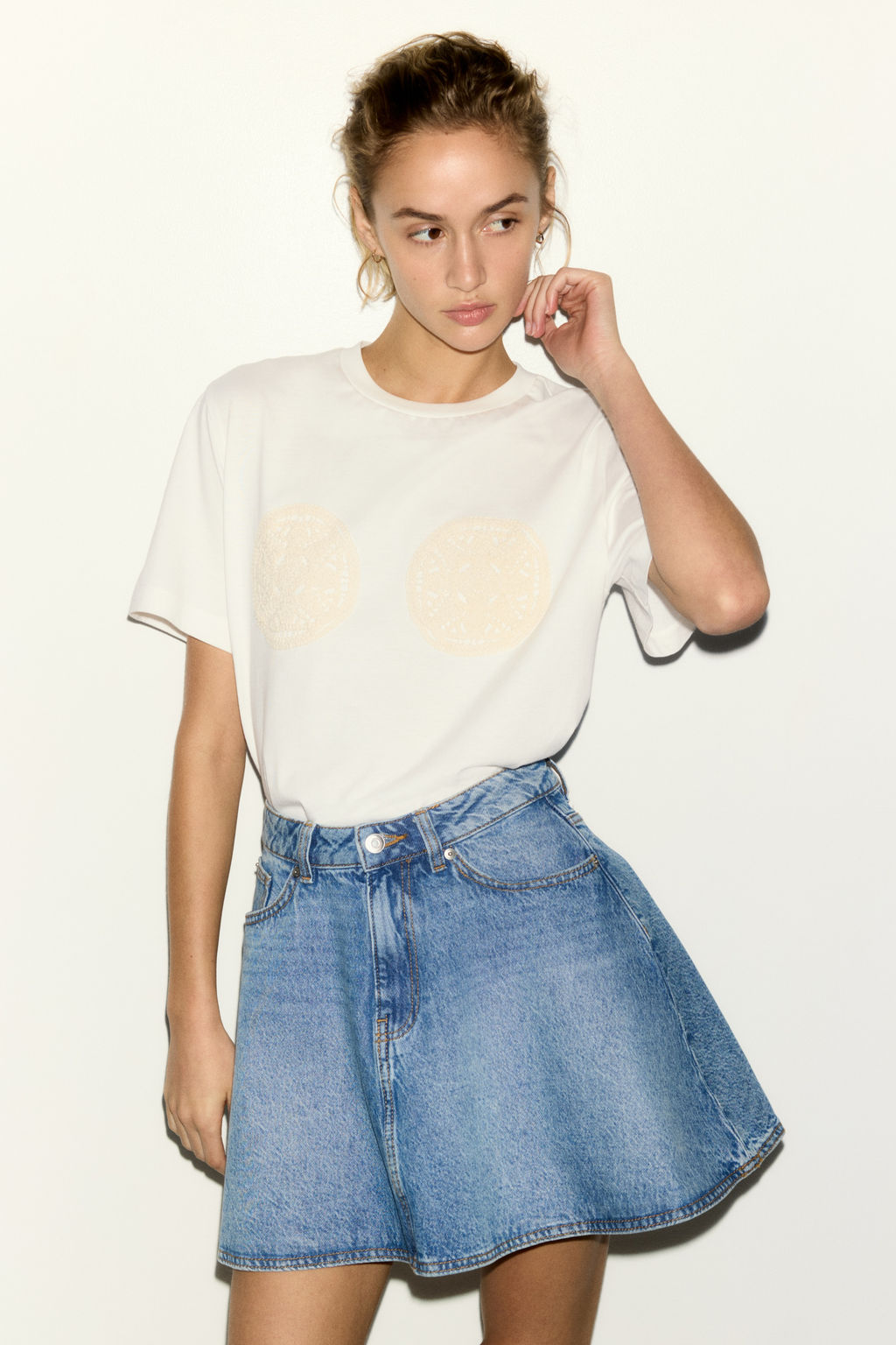 Camiseta con motivos bordados - H&m фото 2