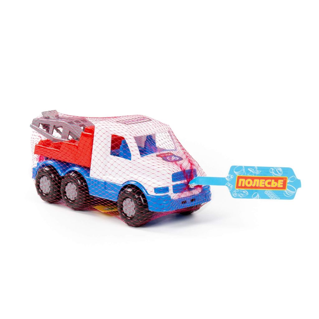 Гоша, автомобиль-эвакуатор (бело-синий) - Полесье фото 6