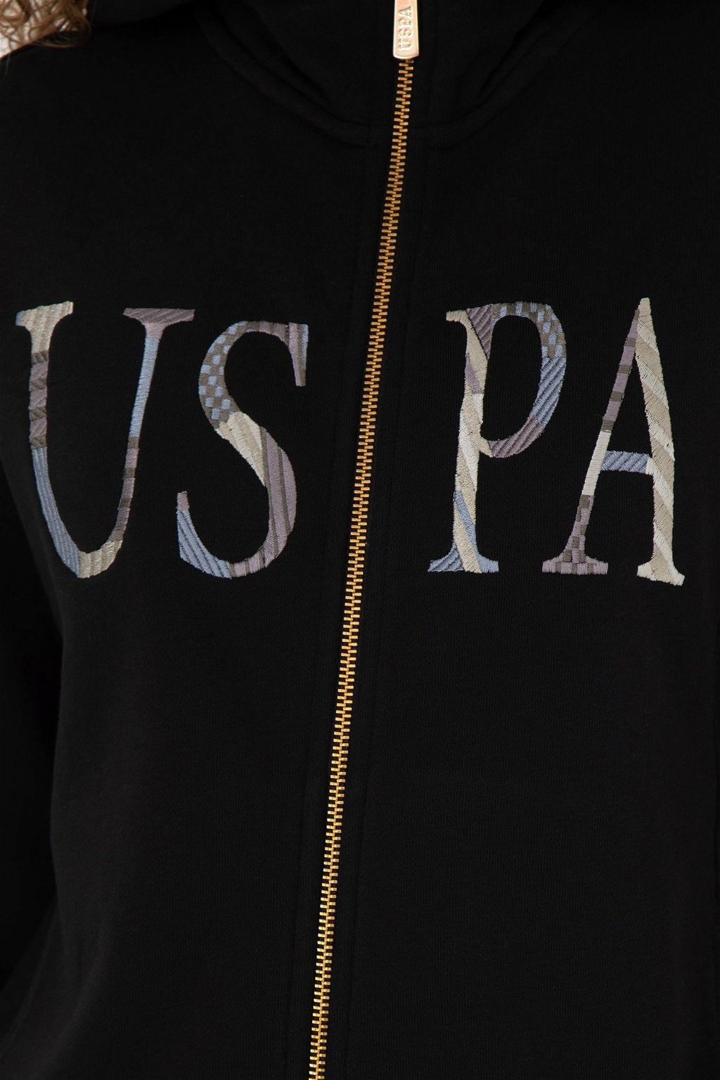 Женский черный базовый свитшот - U.s. polo assn фото 7