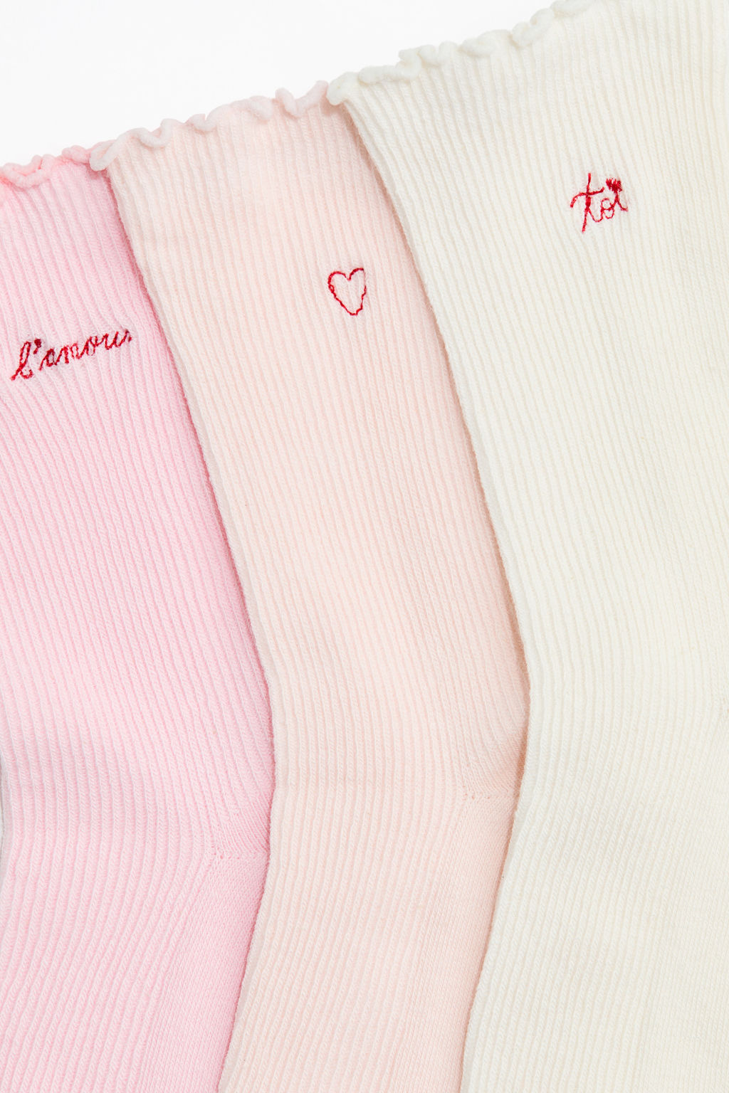 Pack de 3 calcetines con ribete sobrehilado - H&m фото 5
