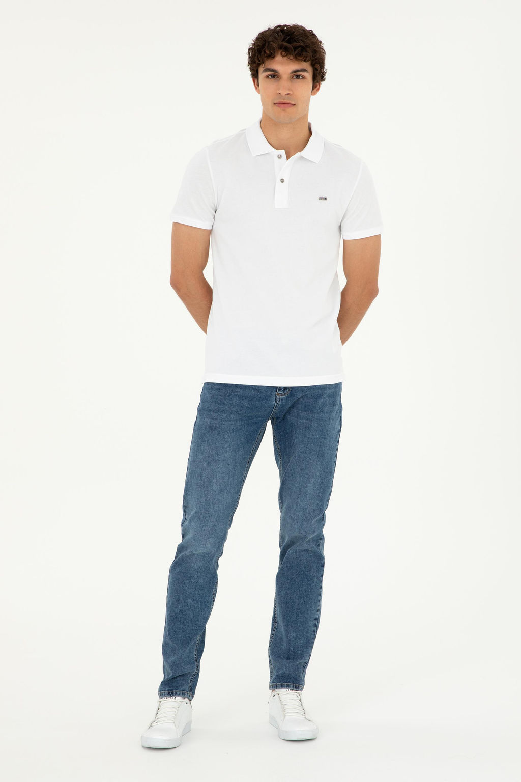 Мужские синие джинсовые брюки - U.s. polo assn фото 3