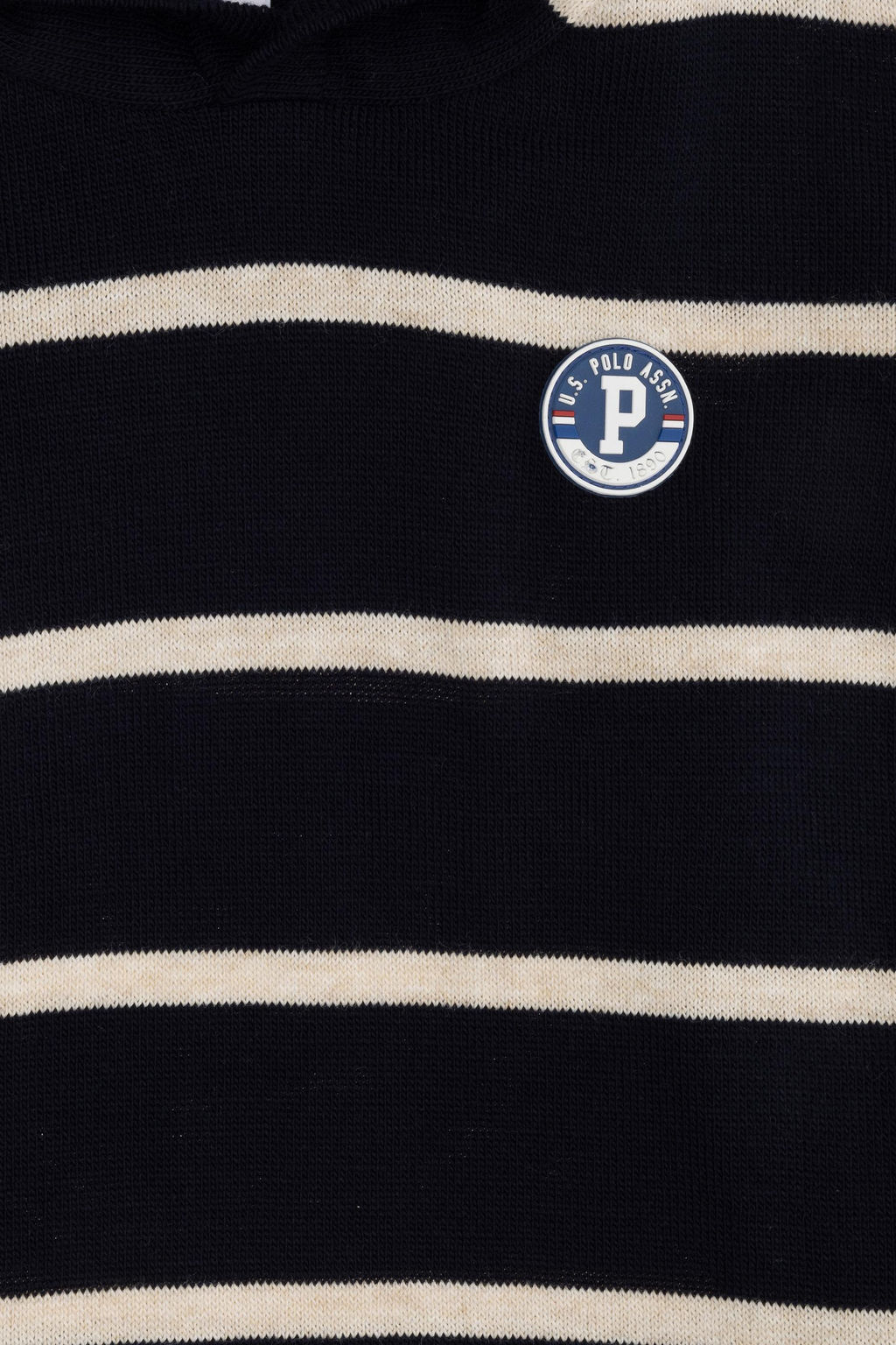 U. S. Polo Assn / Темно-синий трикотажный свитер с круглым вырезом для мальчика - U.s. polo assn фото 3