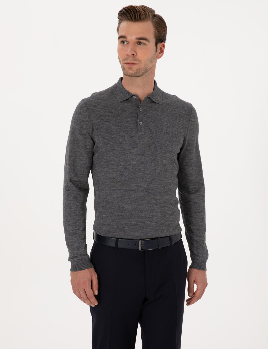 F_me Slim Fit Basic Kazak - Cacharel фото 3