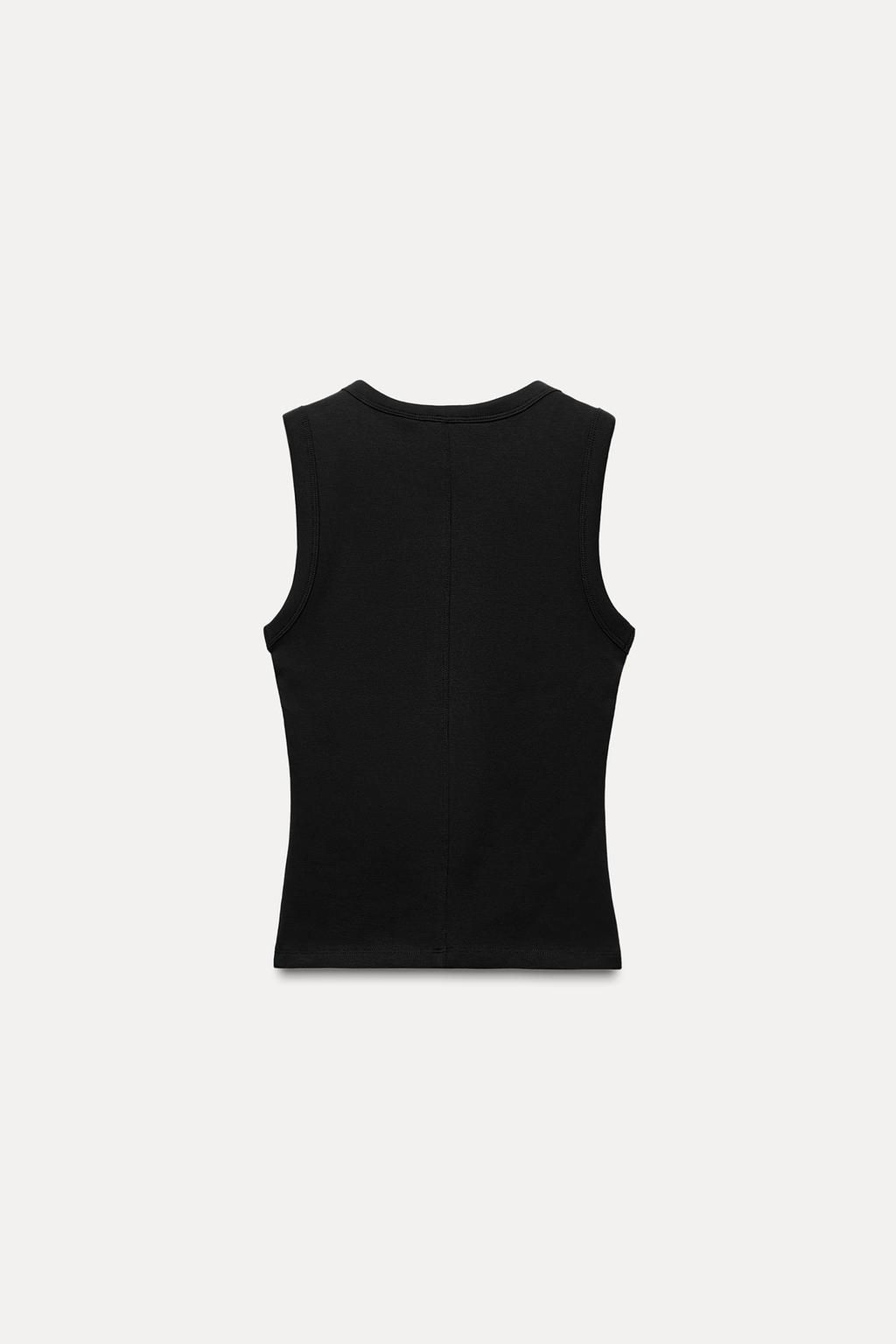 RIBBED TOP - Zara фото 7