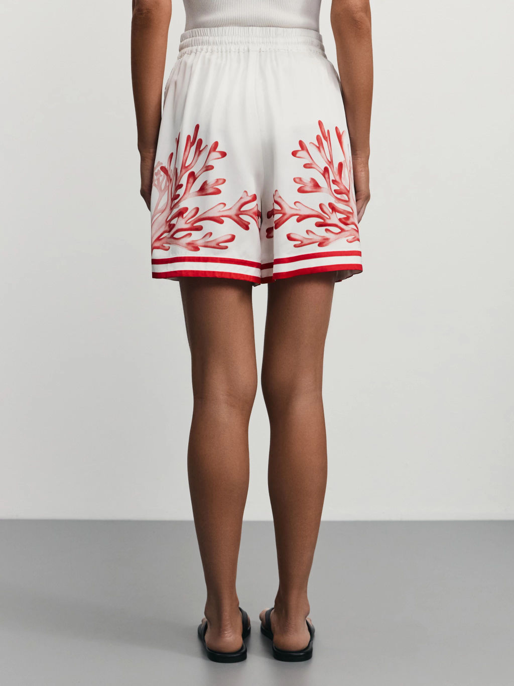 Шорты из вискозы с принтом / Zarina  фото 6