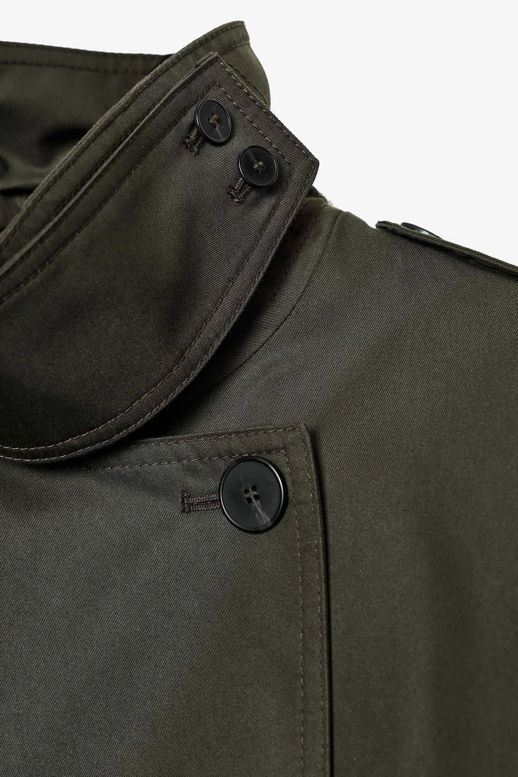 WATER REPELLENT DOUBLE-BREASTED TRENCH COAT ZW COLLECTION - Zara фото 8