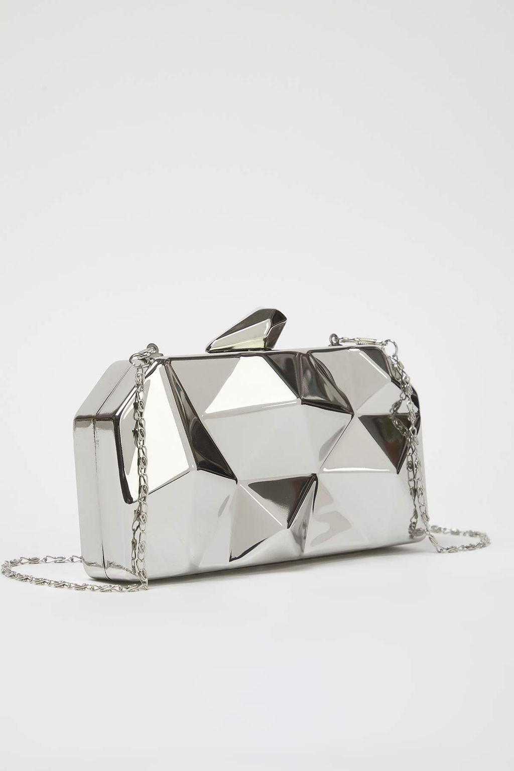 Metalik Alt?n Uc Boyutlu Abiye Kad?n S?k Mini Boy Clutch El Cantas? TAKSS25OC00064 - Trendyolmilla фото 8