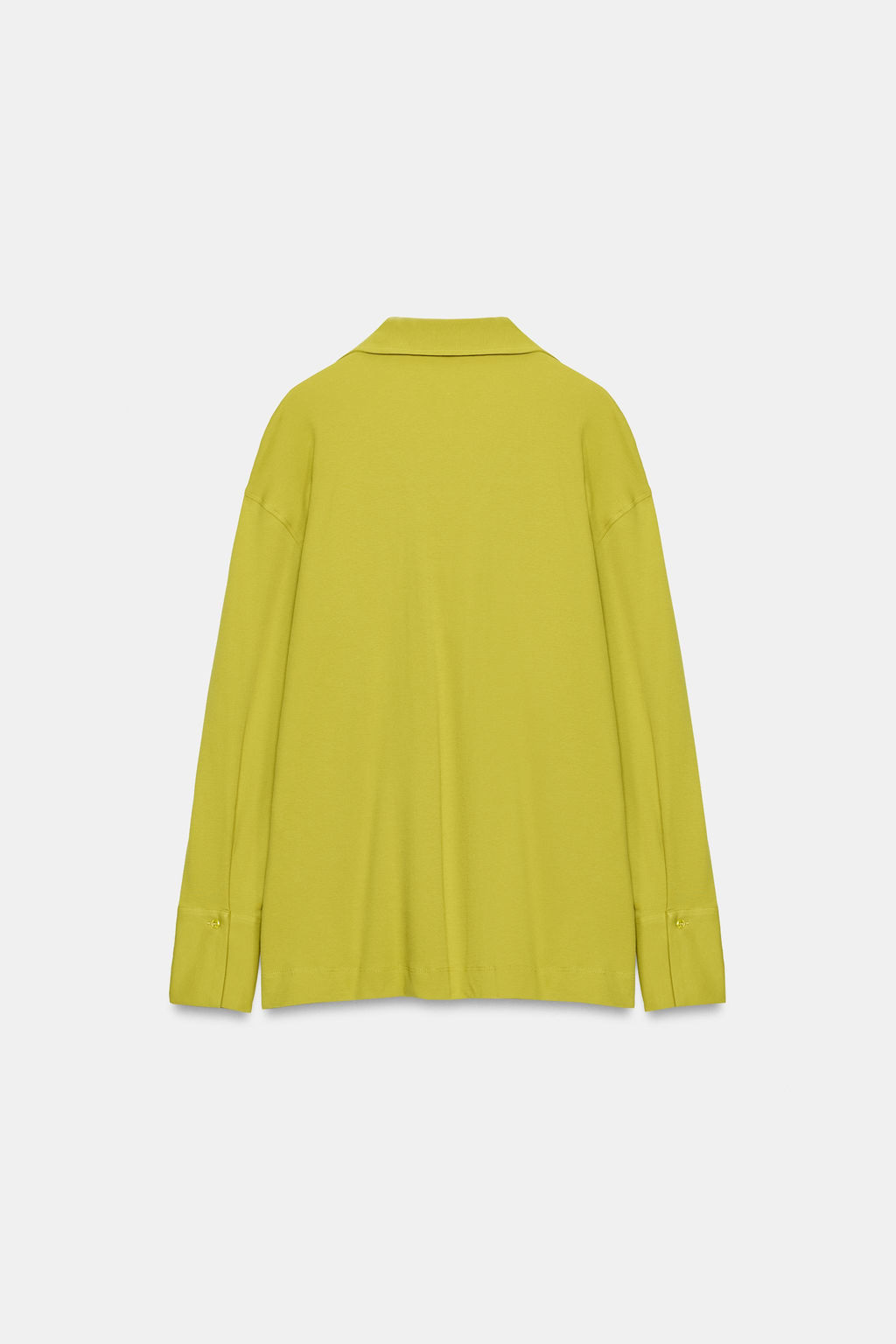 CAMISETA POLO BOLSILLOS / Verde manzana - Zara фото 6
