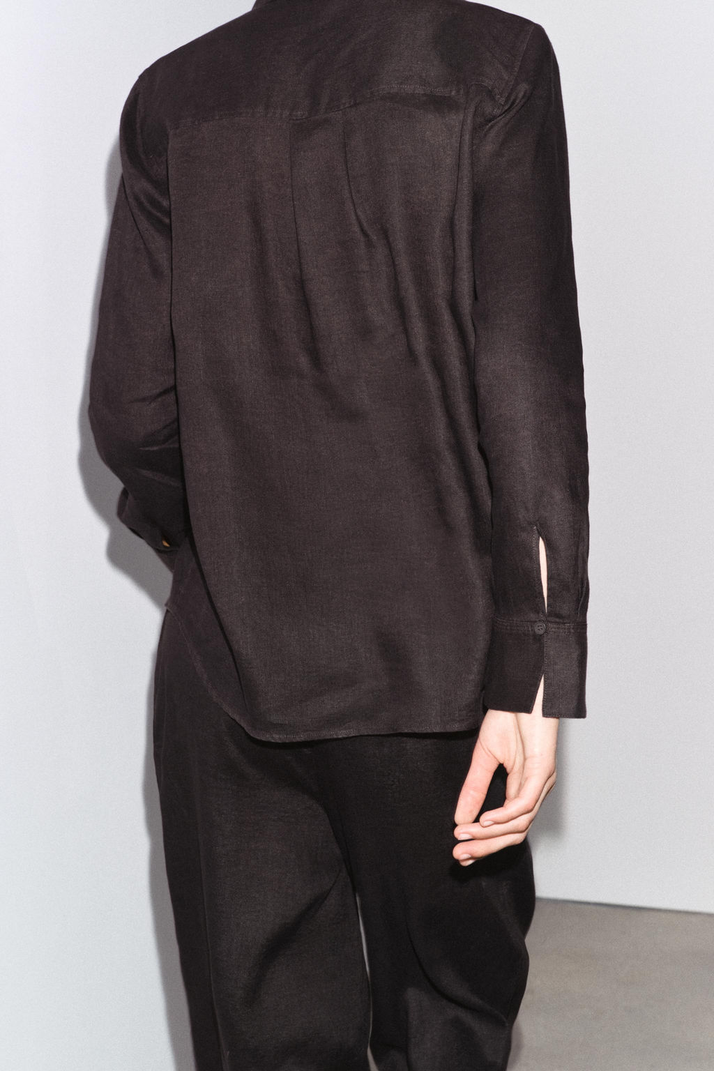 ZW COLLECTION 100% LINEN PALAZZO TROUSERS - Zara фото 36