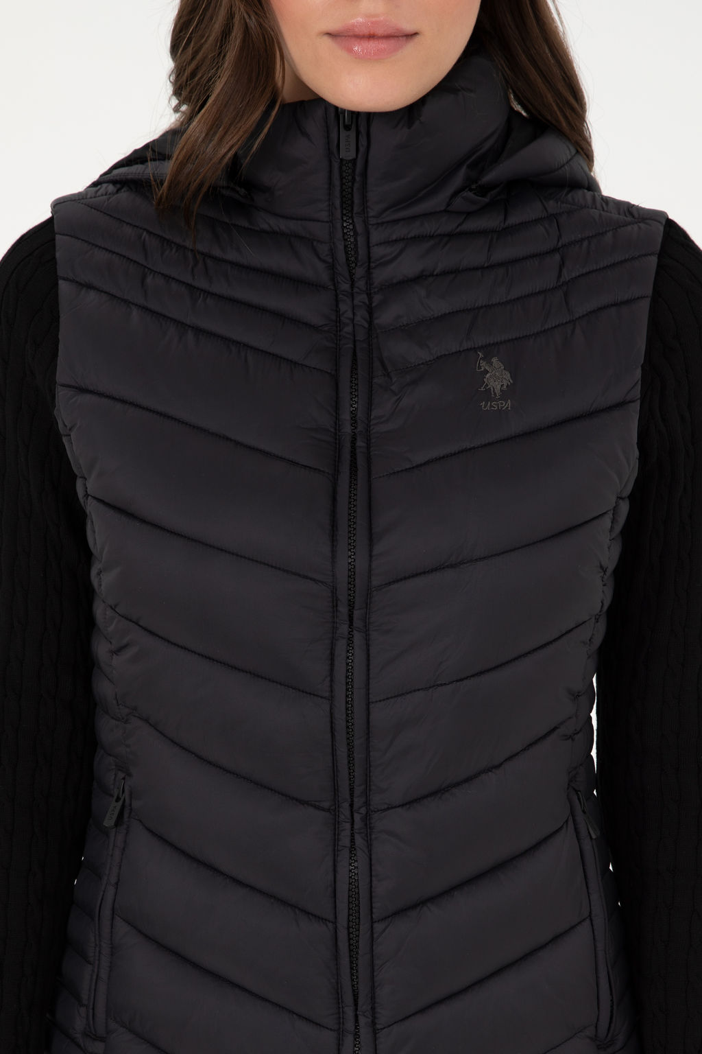KadДn Siyah Yelek - U.s. polo assn фото 5