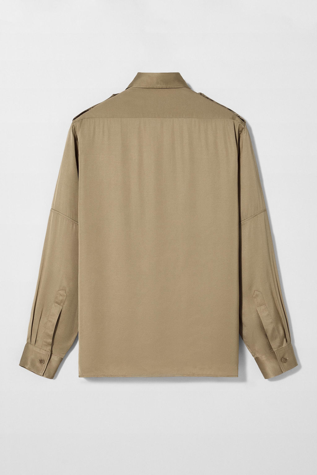 SATIN SHIRT WITH POCKETS BOBBY GILLESPIE X ZARA  фото 3
